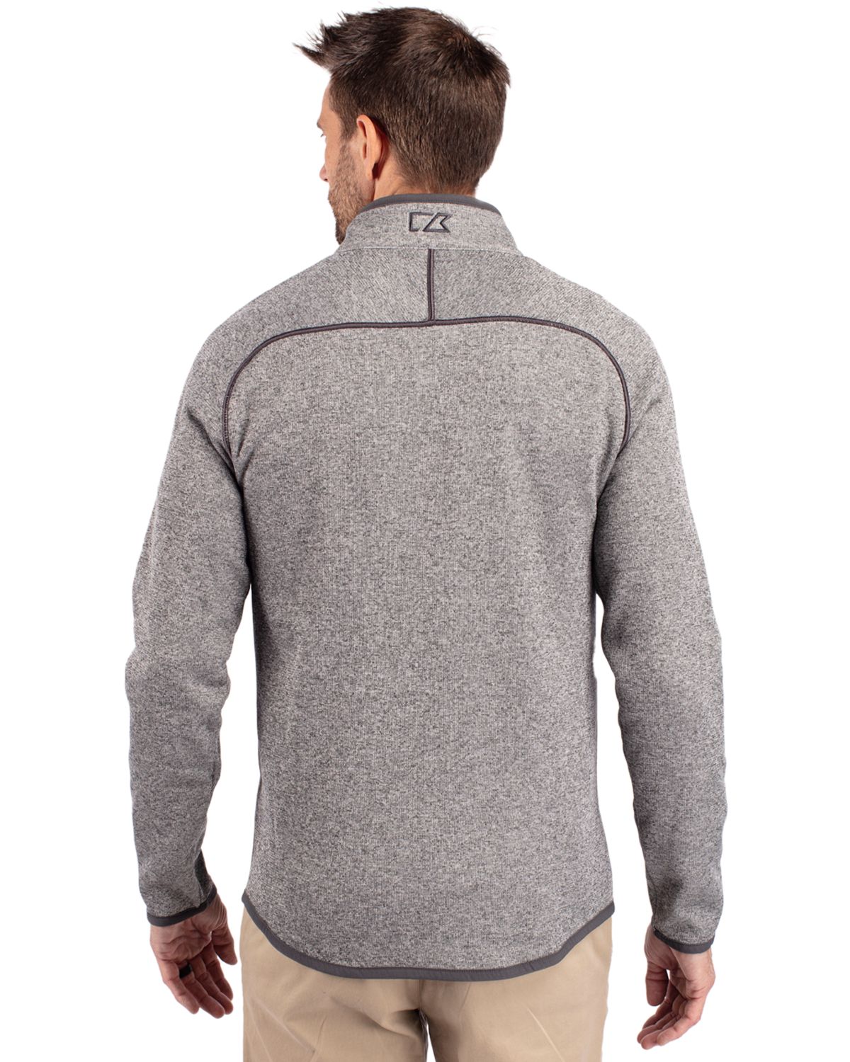 Cutter & Buck Mainsail Sweater-Knit Mens Full Zip Jacket 60