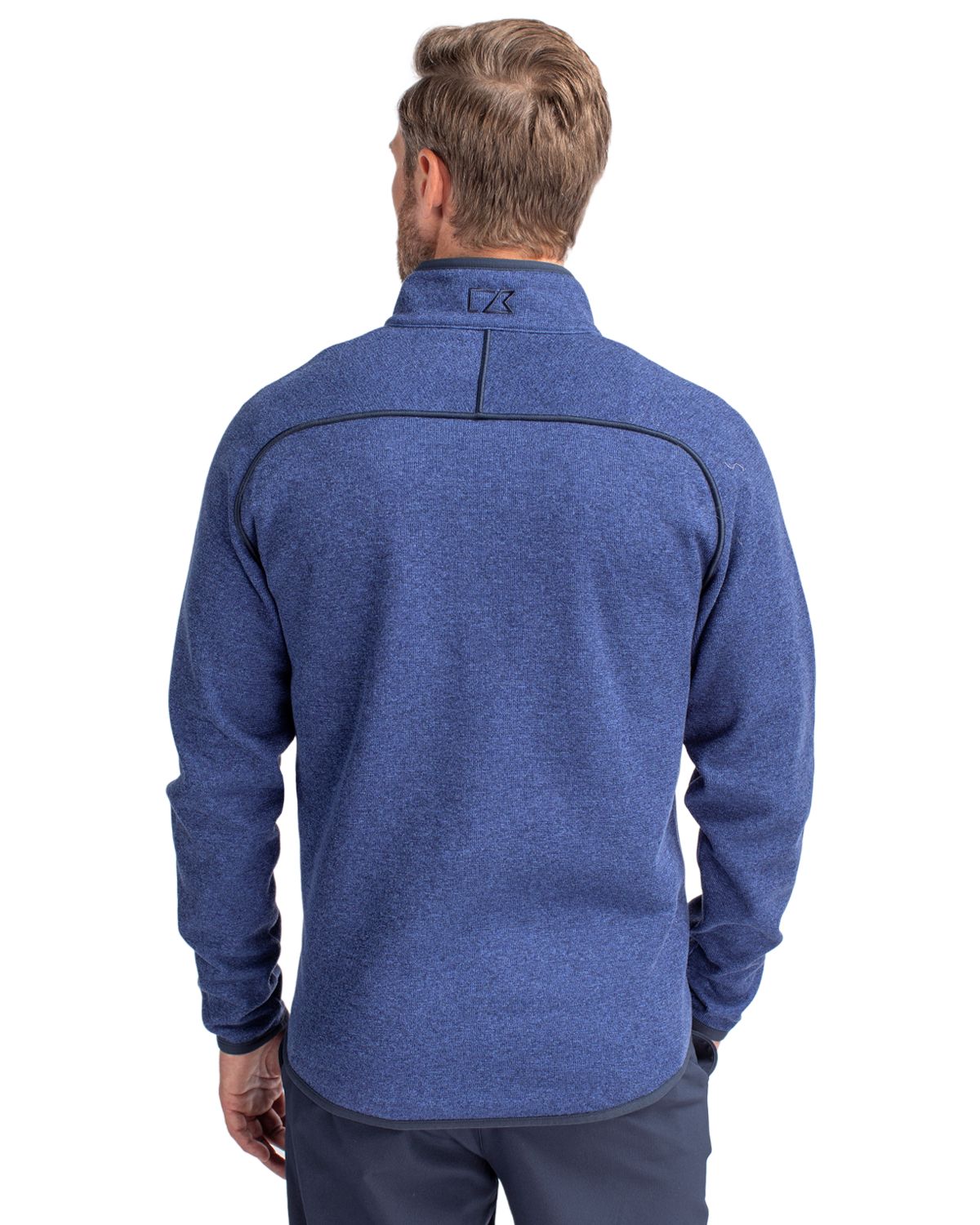 Cutter & Buck Mainsail Sweater-Knit Mens Full Zip Jacket 127