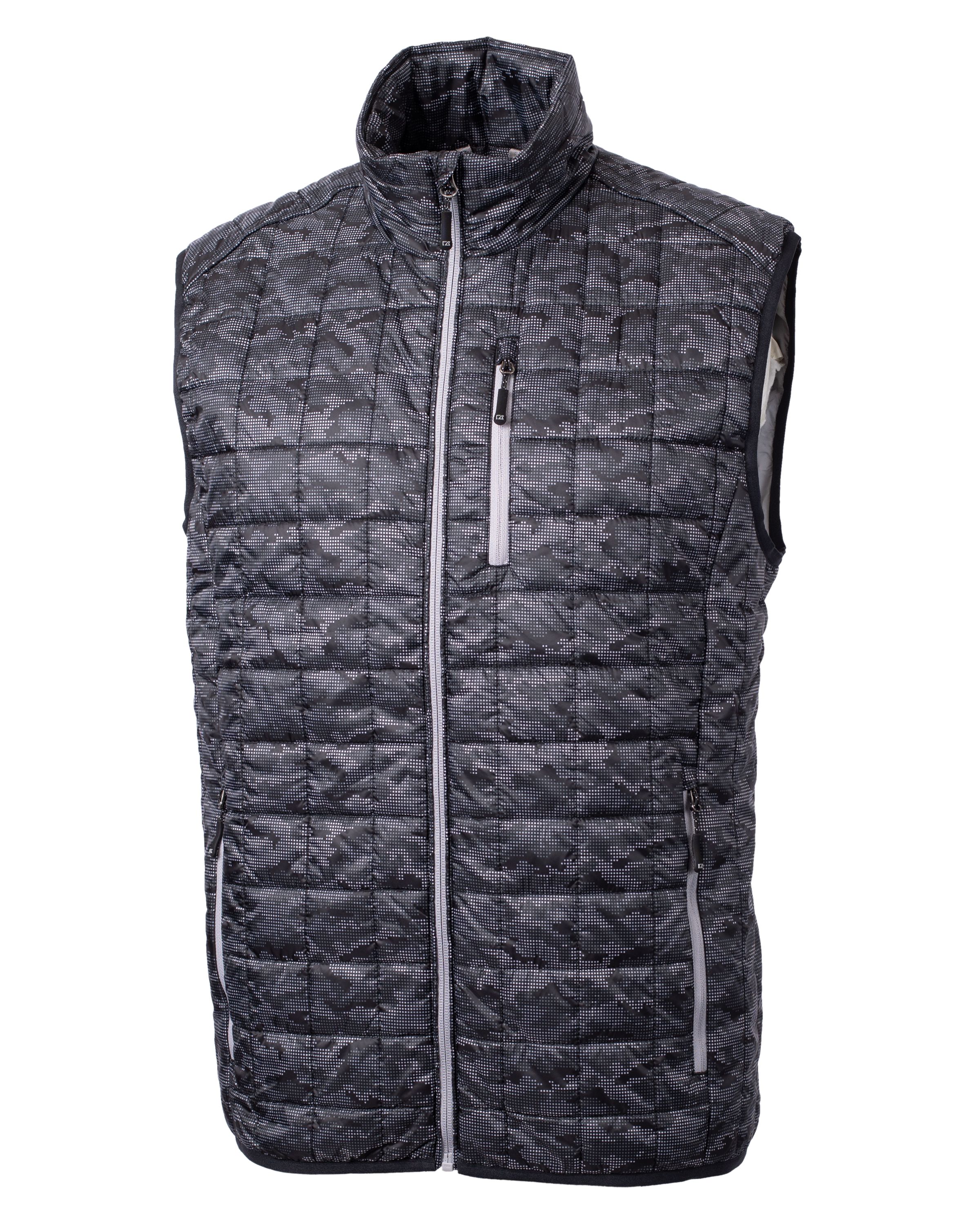 CB Rainier PrimaLoft® Mens Eco Insulated Full Zip Printed Puffer Vest-