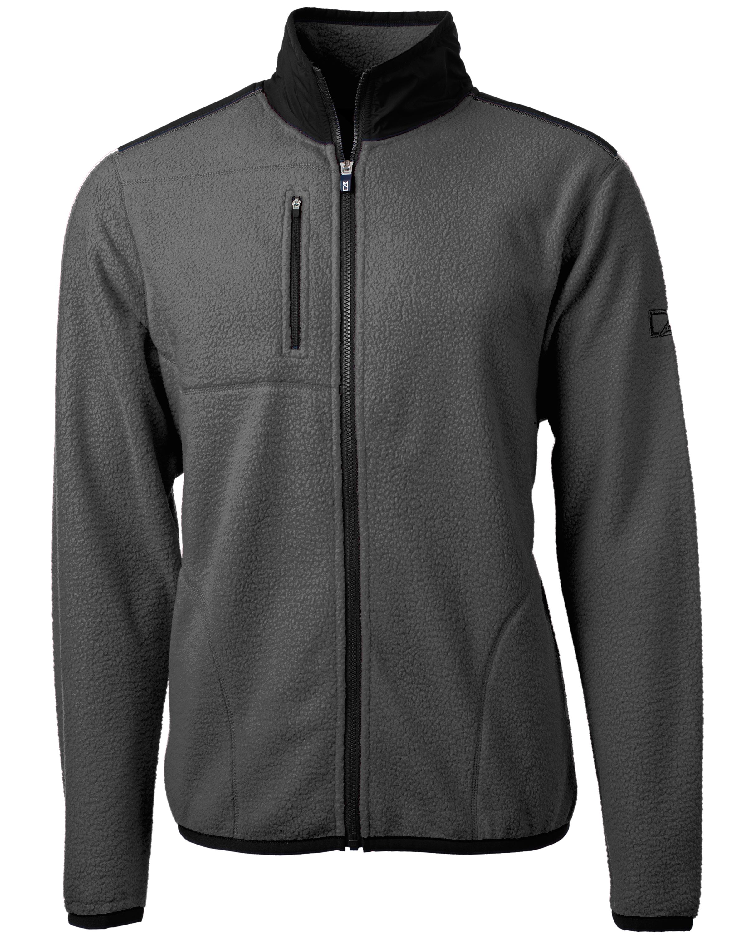 Cutter & Buck Cascade Epic Comfort Recycled Sherpa Fleece Mens Full Zip Jacket 51