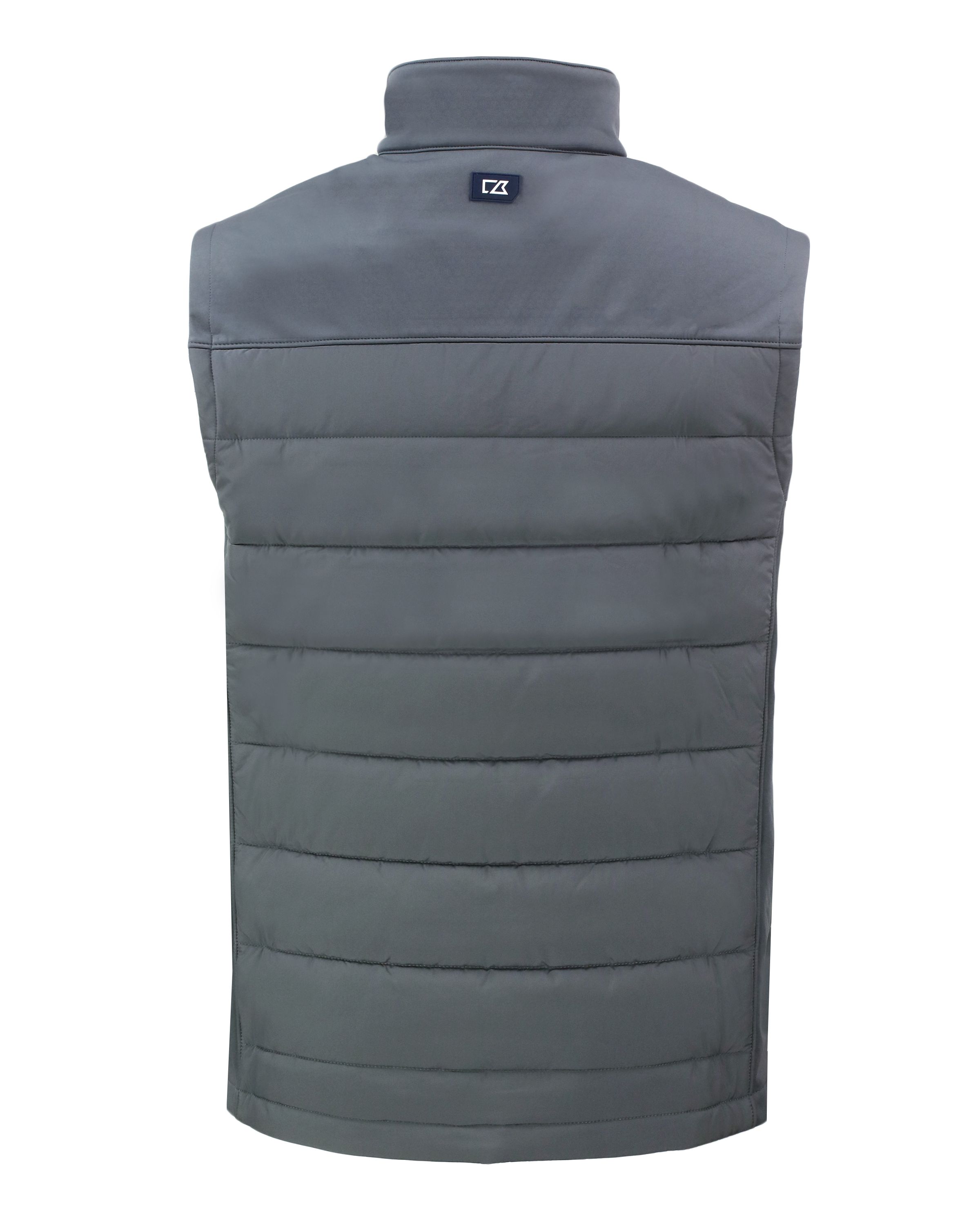Cutter & Buck Evoke Recycled Honeycomb Fleece Mens Hybrid Full Zip Vest 61