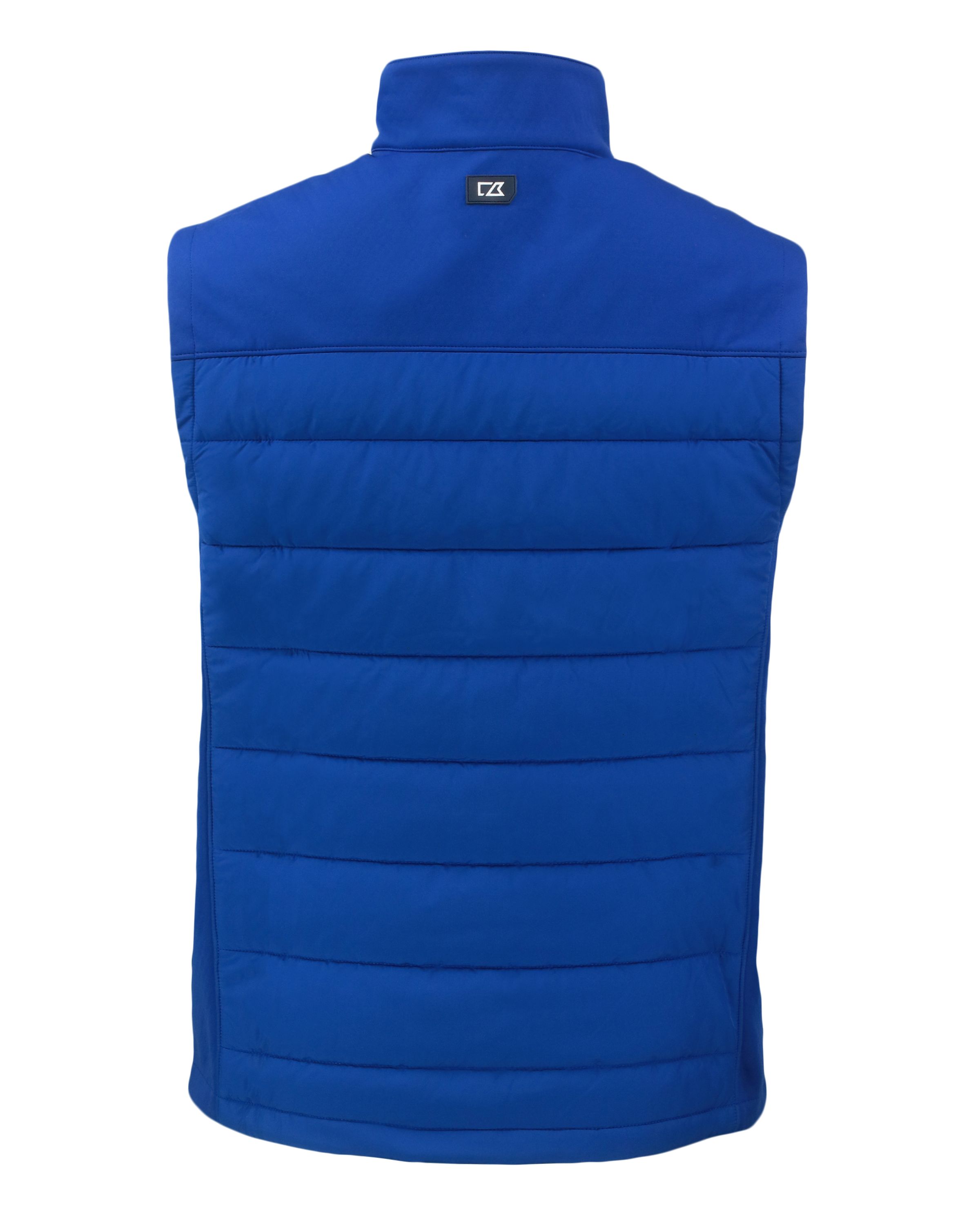 Cutter & Buck Evoke Recycled Honeycomb Fleece Mens Hybrid Full Zip Vest 51