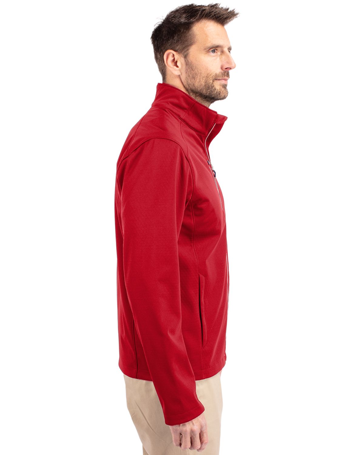 Cutter & Buck Evoke Recycled Honeycomb Fleece Mens Full Zip Jacket 67