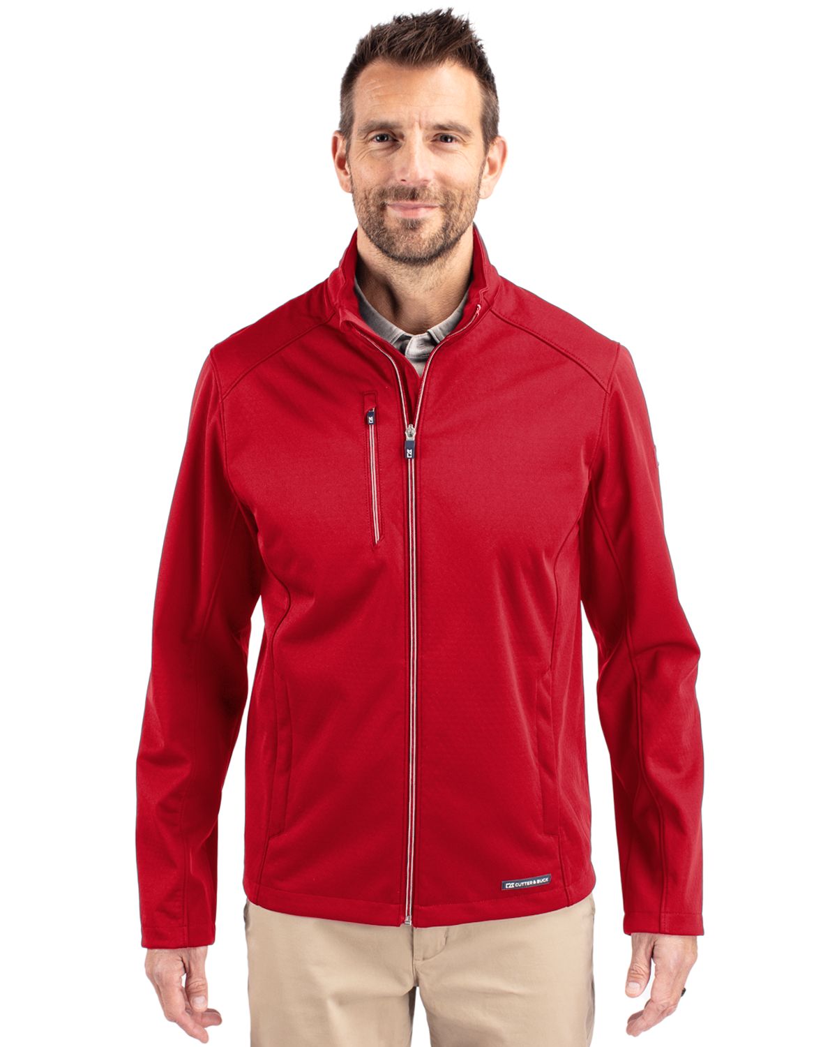 Cutter & Buck Evoke Recycled Honeycomb Fleece Mens Full Zip Jacket 61