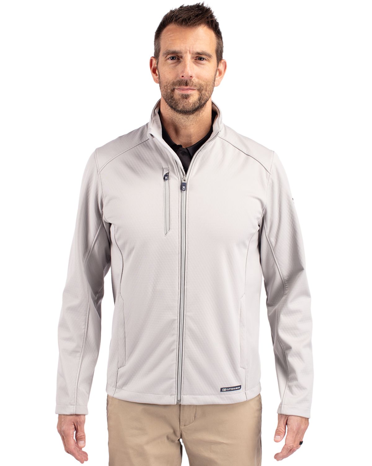 Cutter & Buck Evoke Recycled Honeycomb Fleece Mens Full Zip Jacket 110