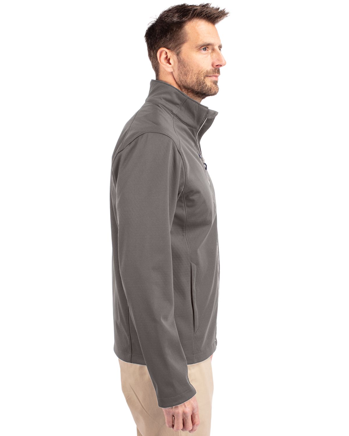 Cutter & Buck Evoke Recycled Honeycomb Fleece Mens Full Zip Jacket 113
