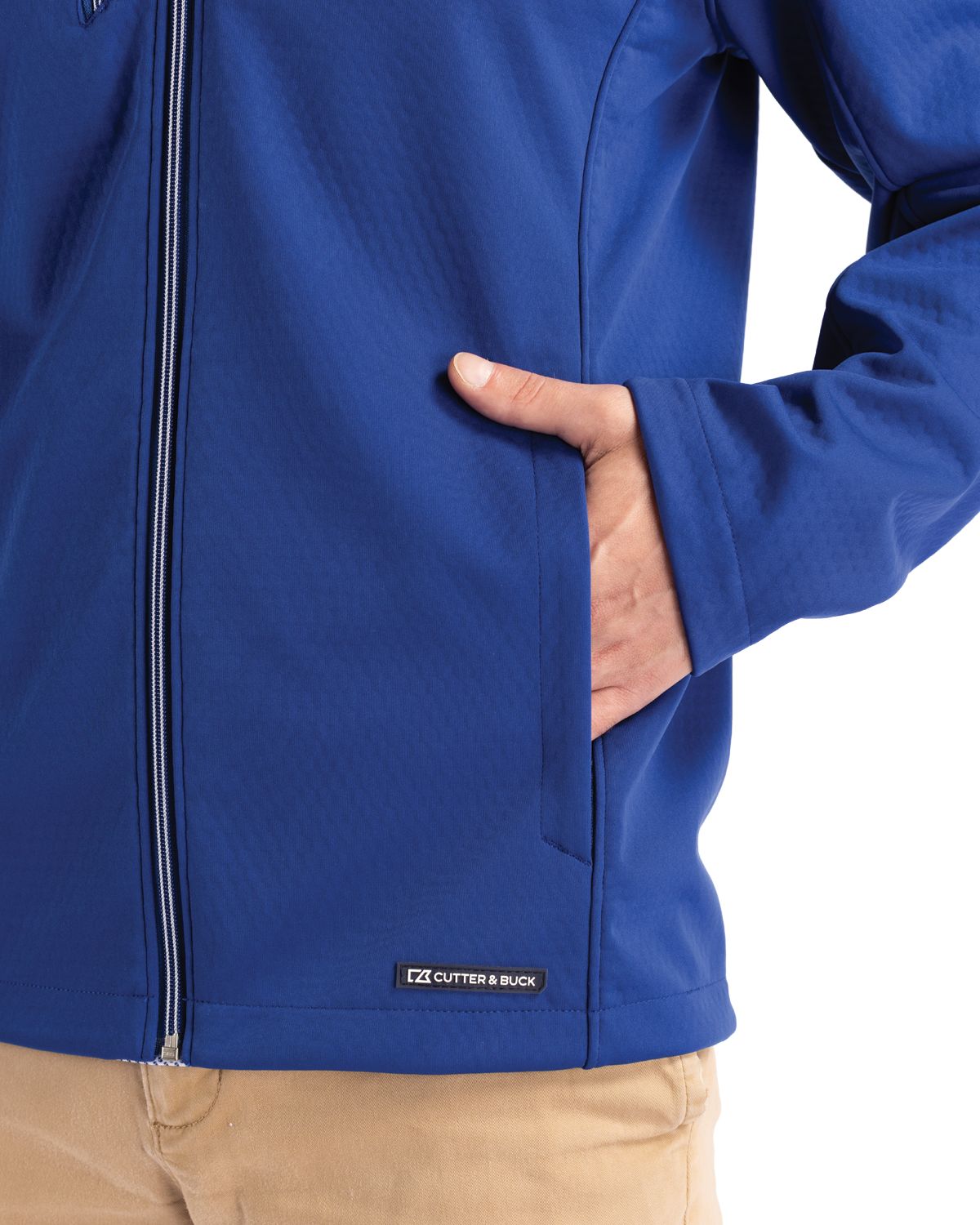 Cutter & Buck Evoke Recycled Honeycomb Fleece Mens Full Zip Jacket 85