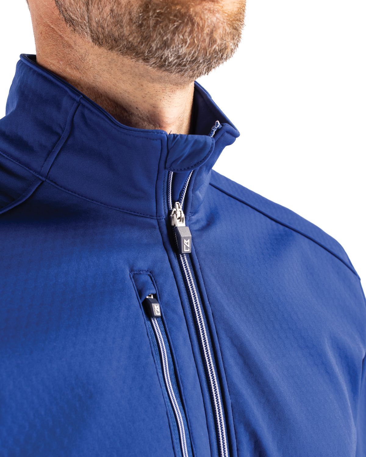 Cutter & Buck Evoke Recycled Honeycomb Fleece Mens Full Zip Jacket 77