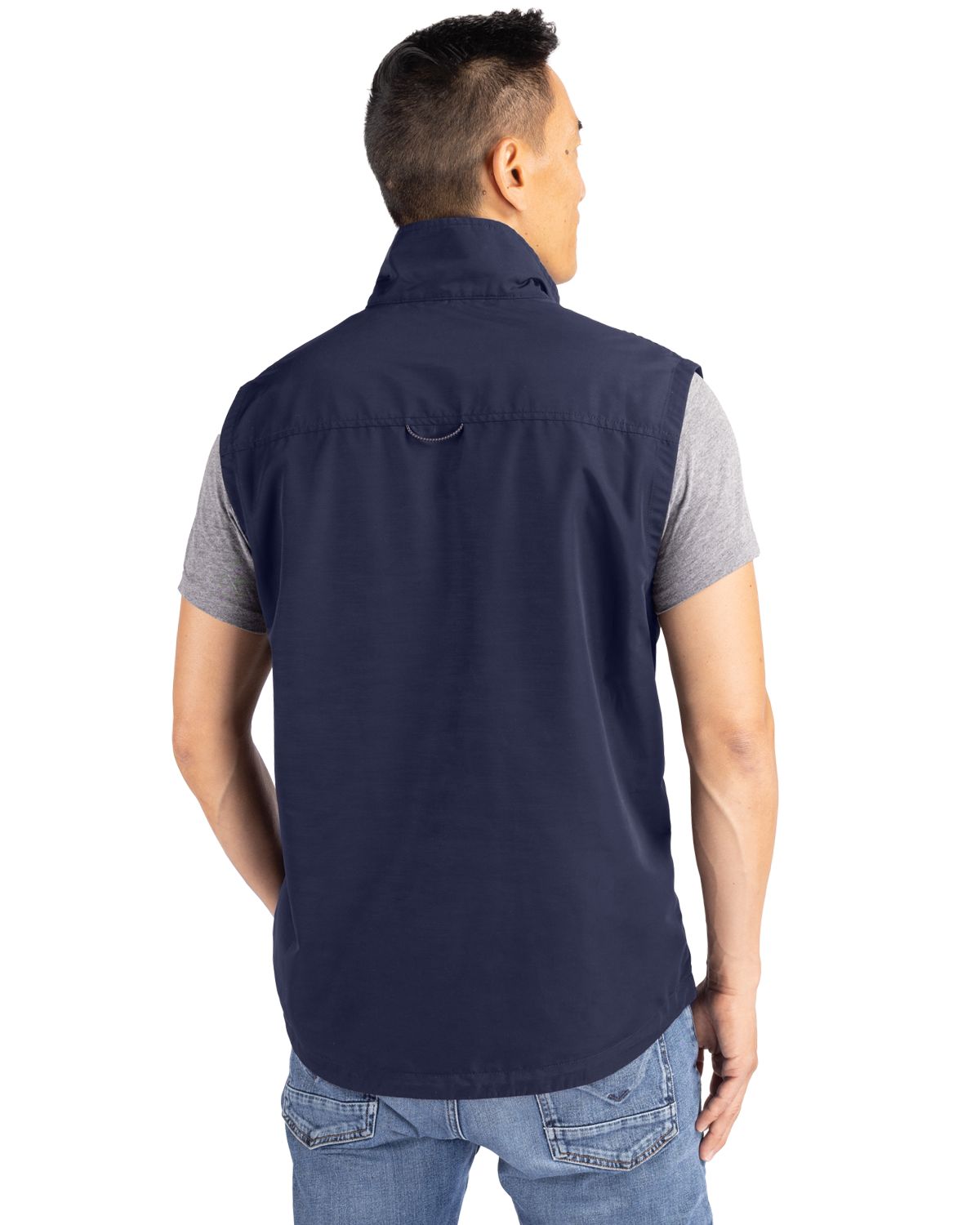 Cutter & Buck Charter Recycled Packable Mens Full Zip Vest 31