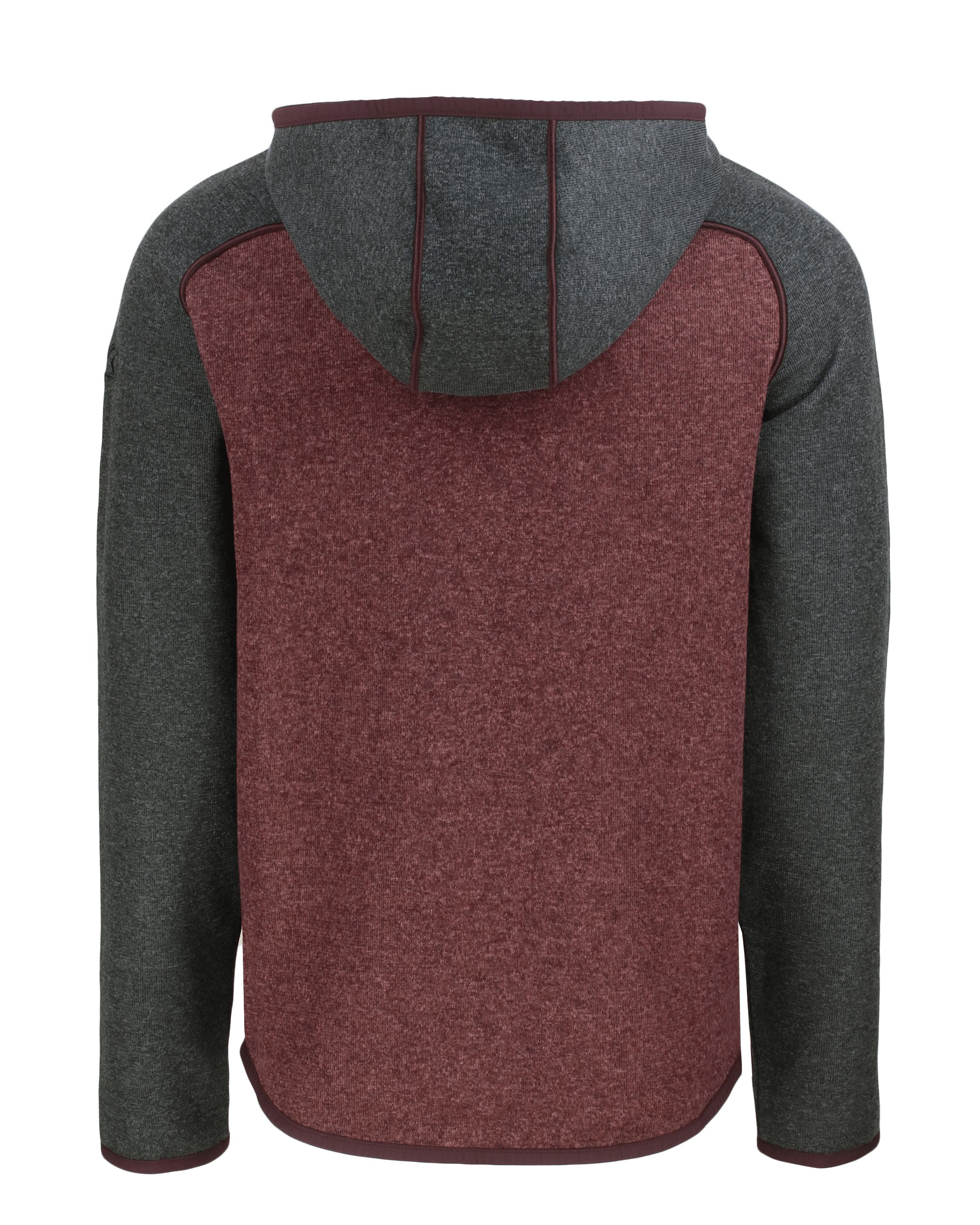 Cutter & Buck Mainsail Sweater-Knit Mens Full Zip Hooded Jacket 88