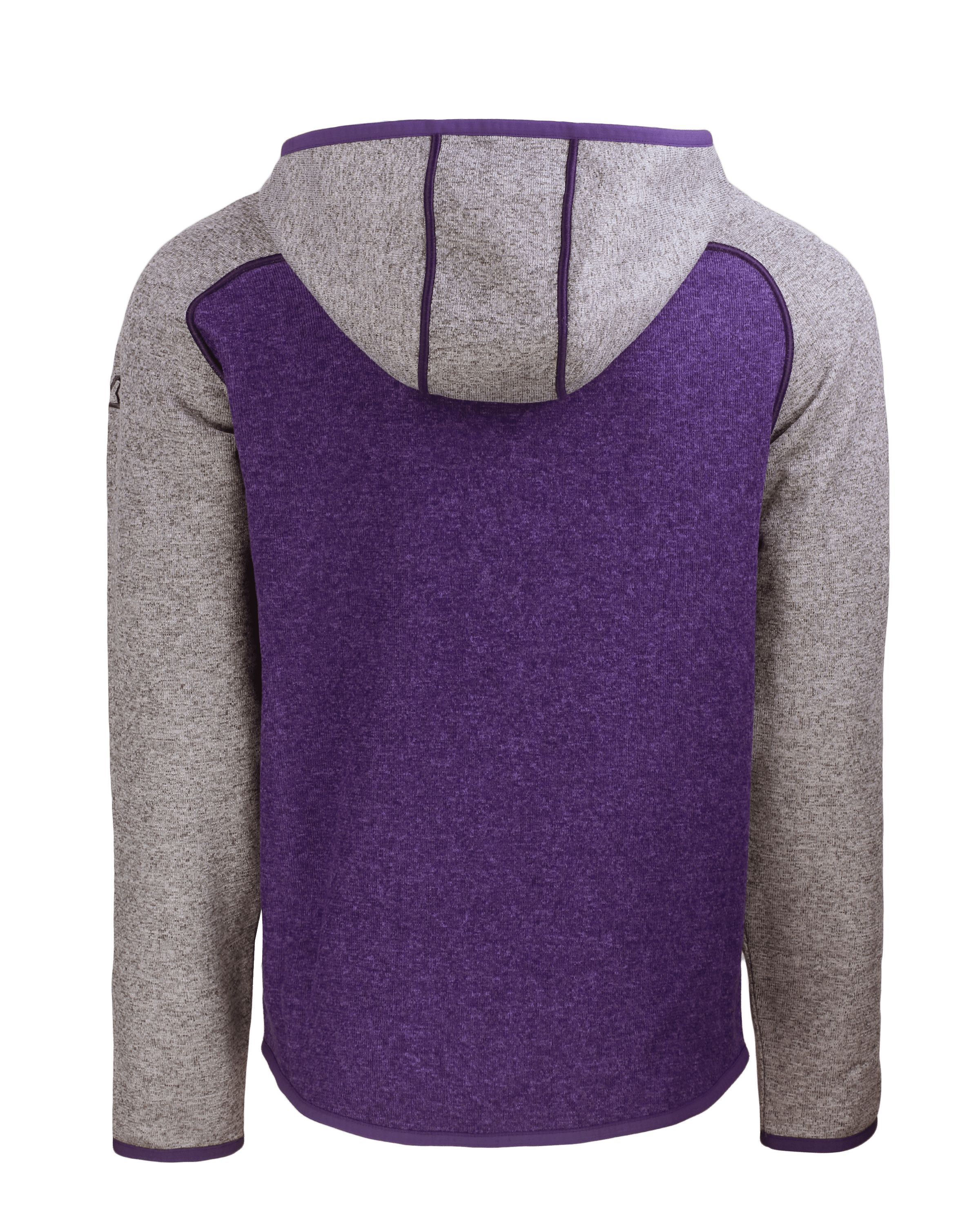 Cutter & Buck Mainsail Sweater-Knit Mens Full Zip Hooded Jacket 127