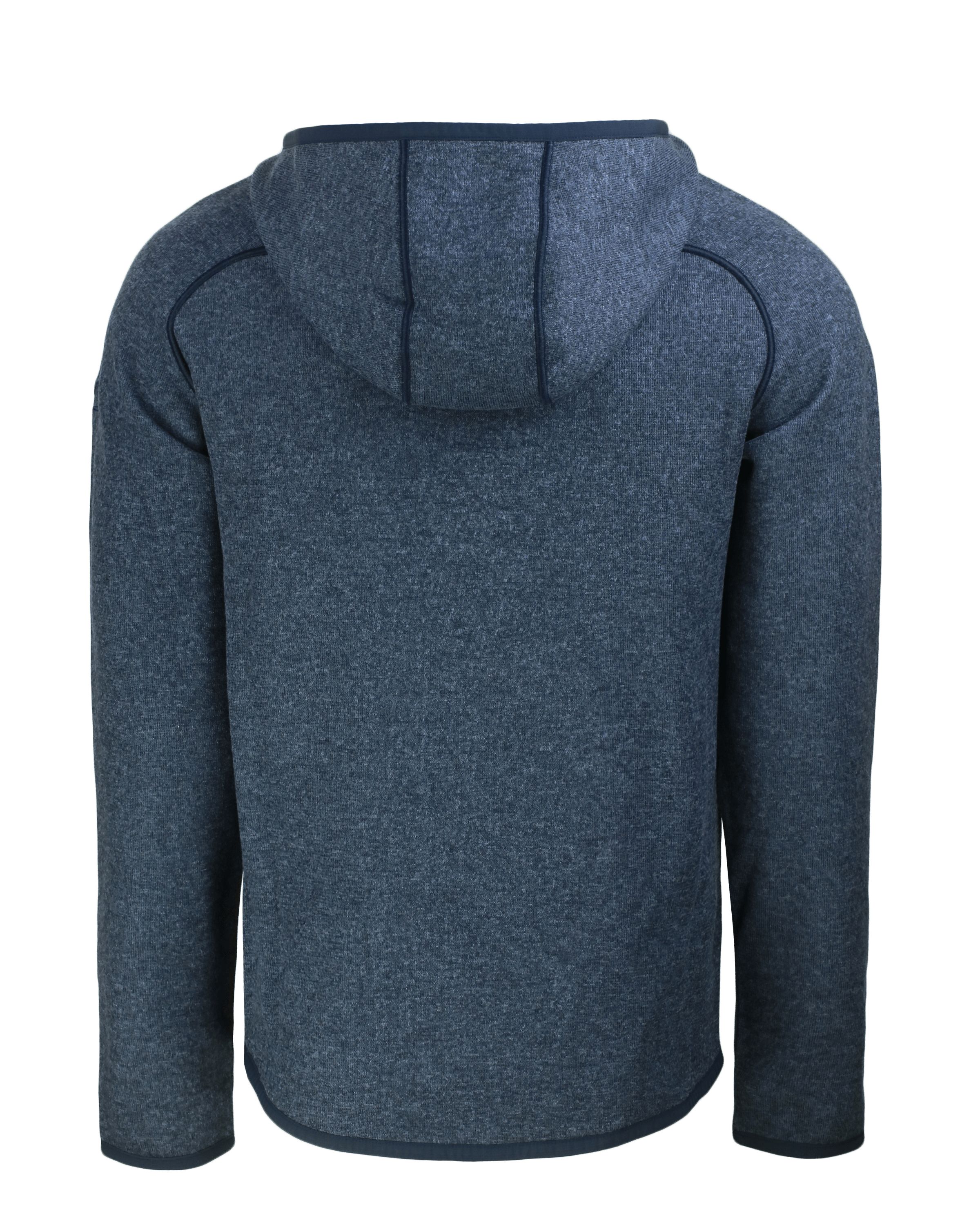 Cutter & Buck Mainsail Sweater-Knit Mens Full Zip Hooded Jacket 141