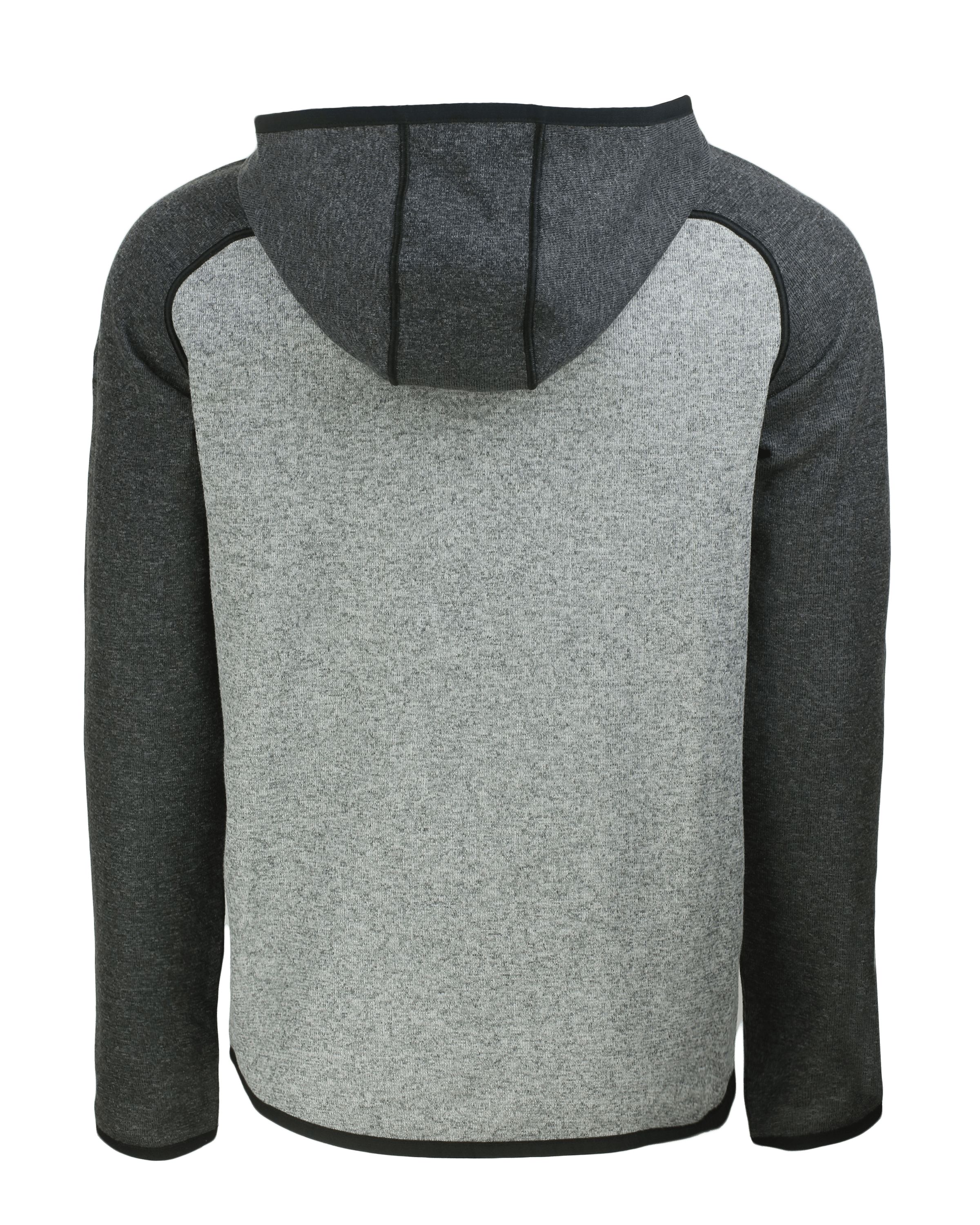 Cutter & Buck Mainsail Sweater-Knit Mens Full Zip Hooded Jacket 102