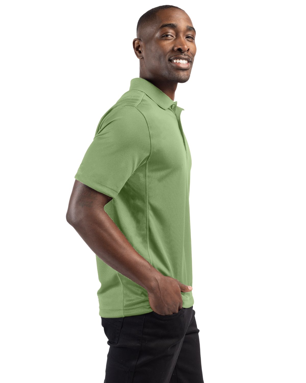 Clique Ice Pique Tech Mens Polo 96