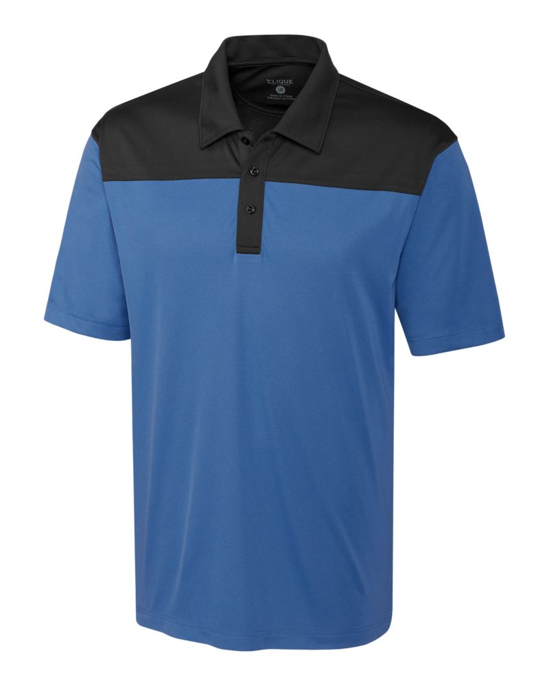Clique Parma Colorblock Tech Jersey Mens Polo 30