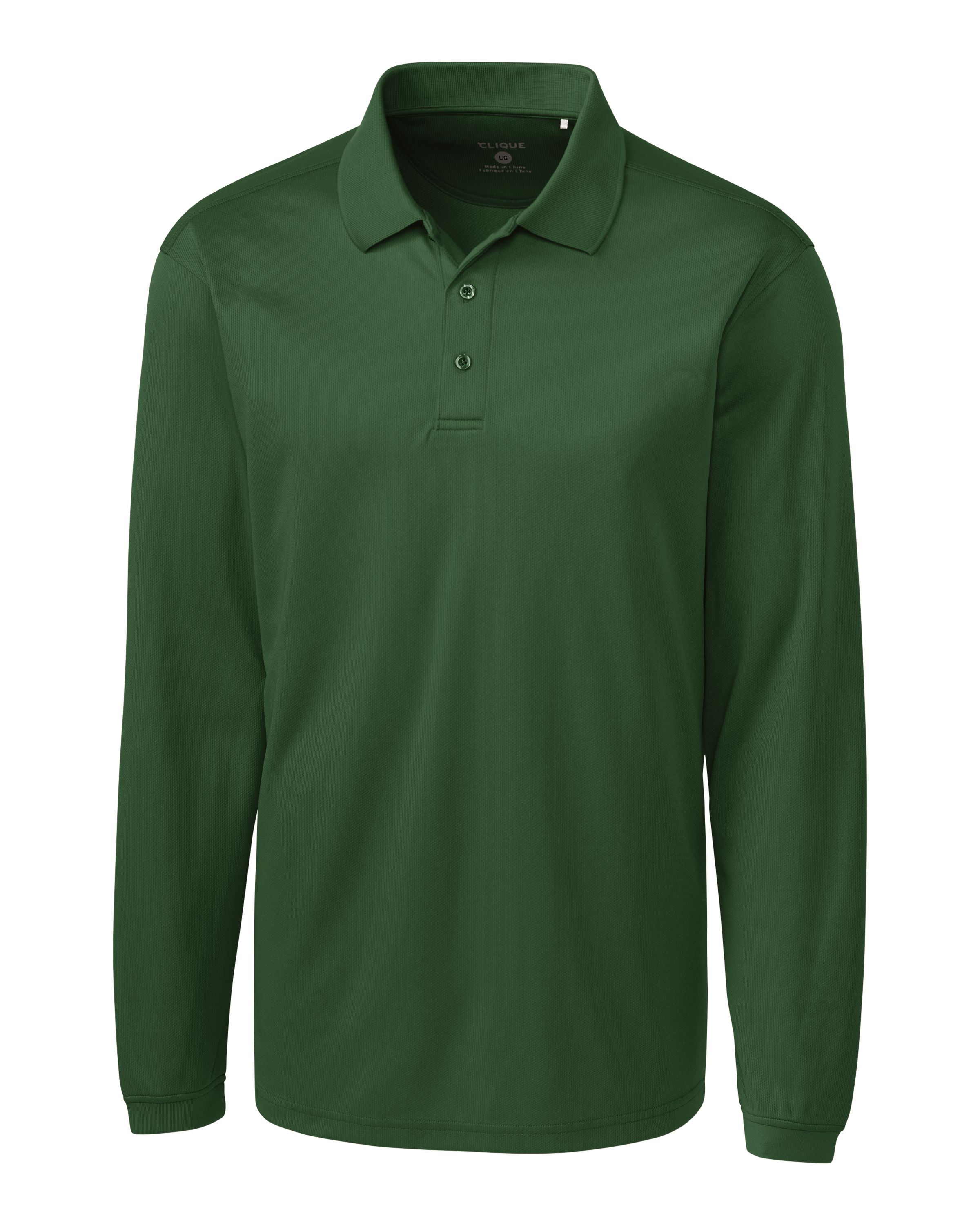 Clique Ice Pique Tech Mens Long Sleeve Polo 56