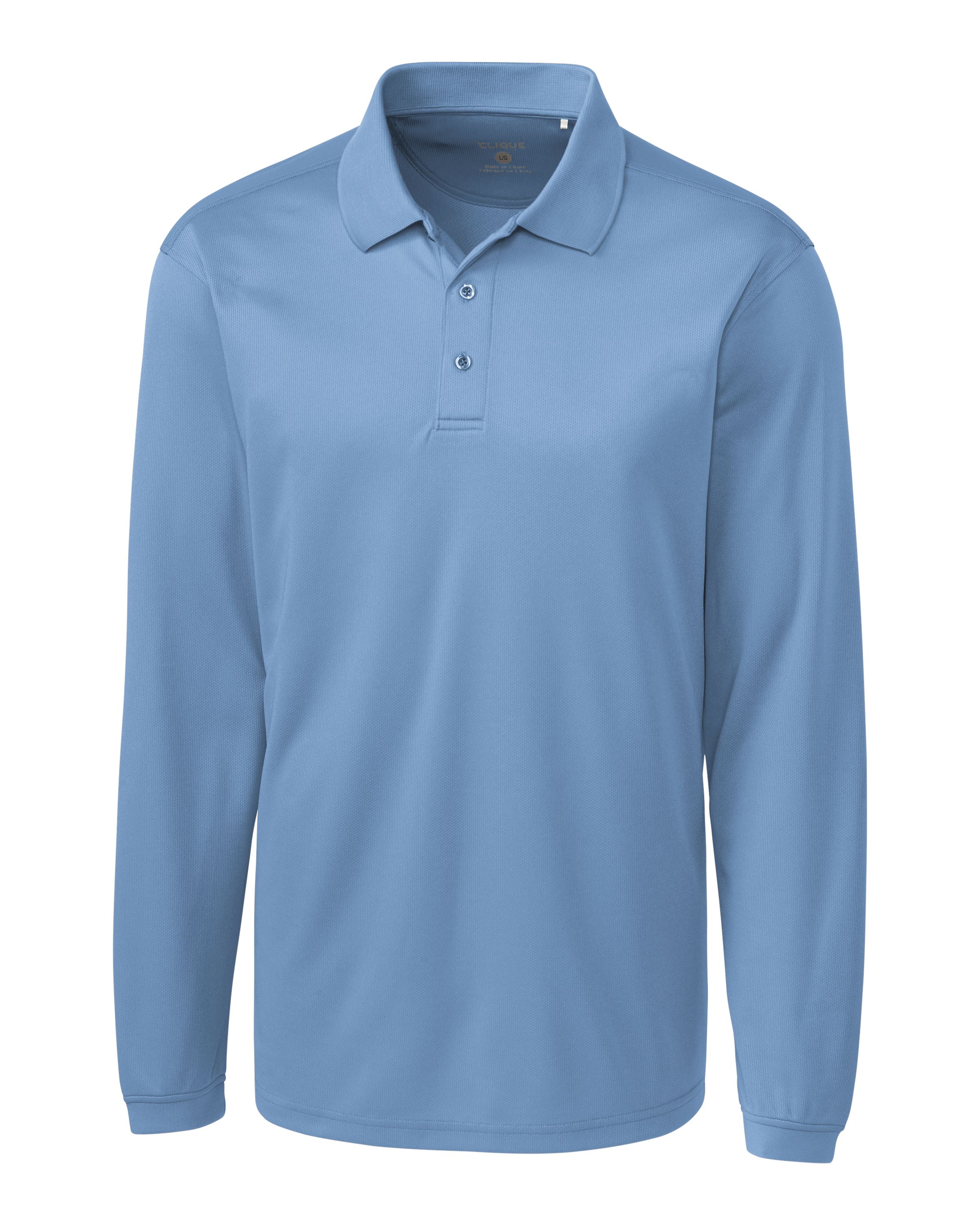 Clique Ice Pique Tech Mens Long Sleeve Polo 83