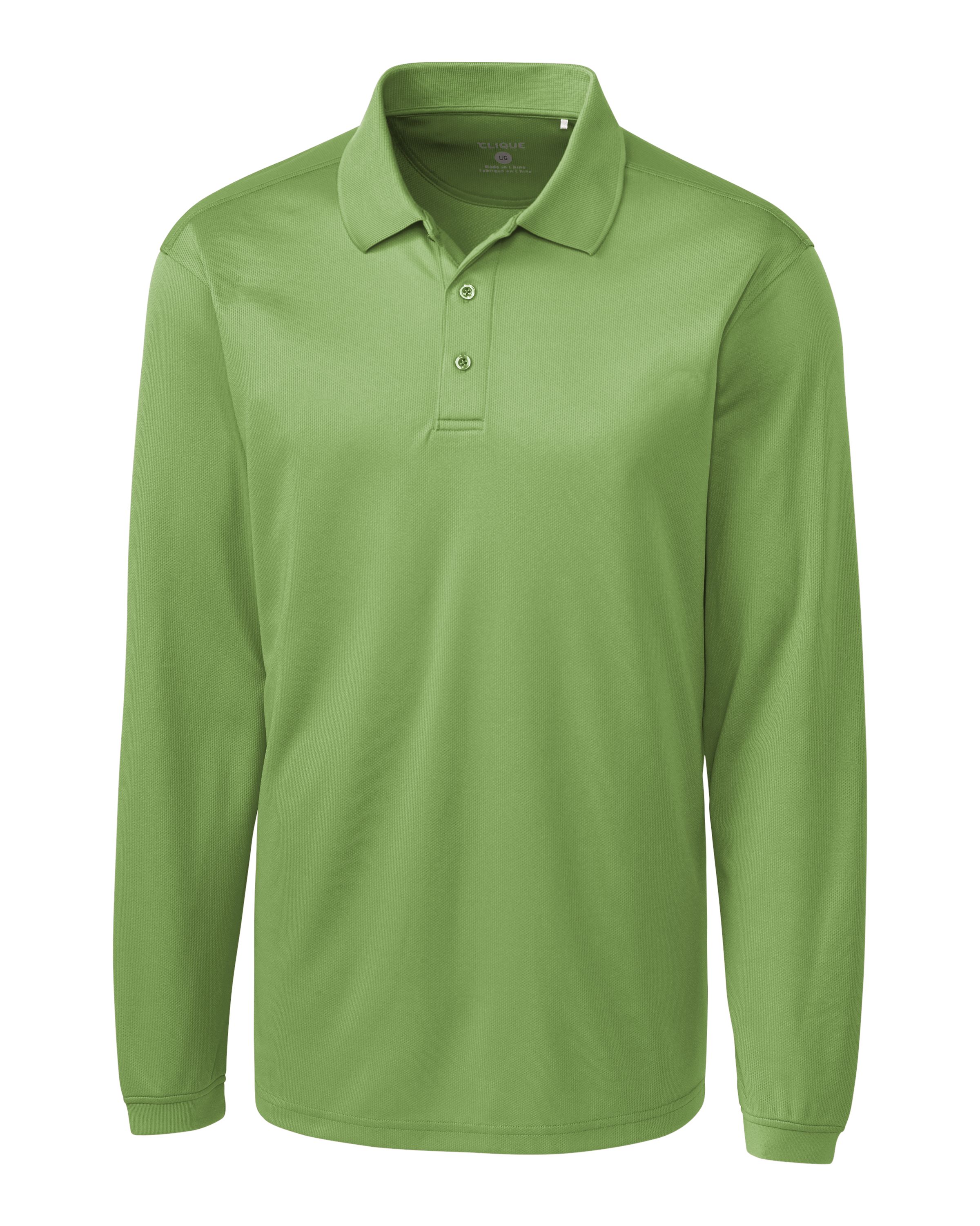 Clique Ice Pique Tech Mens Long Sleeve Polo 58