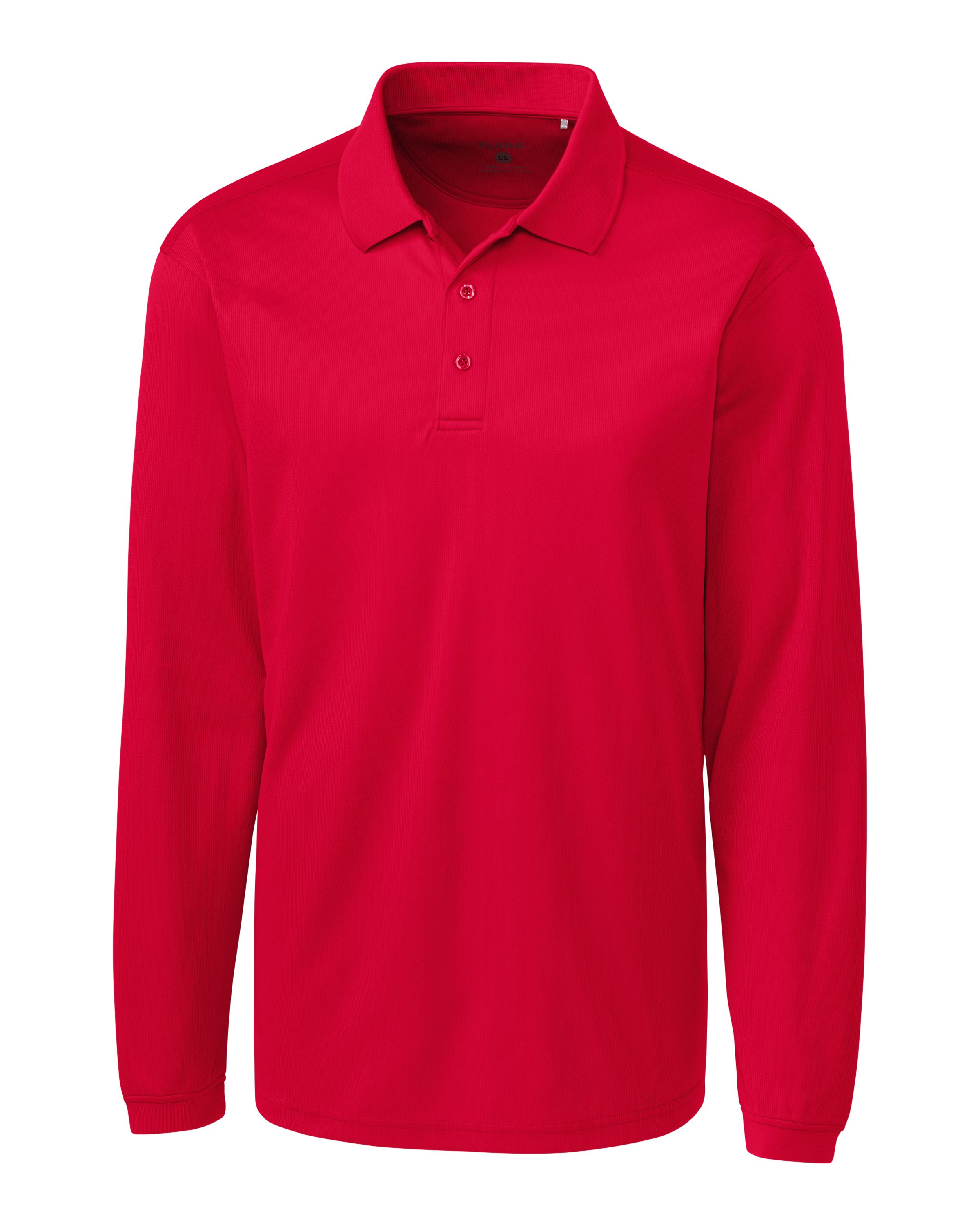 Clique Ice Pique Tech Mens Long Sleeve Polo 45