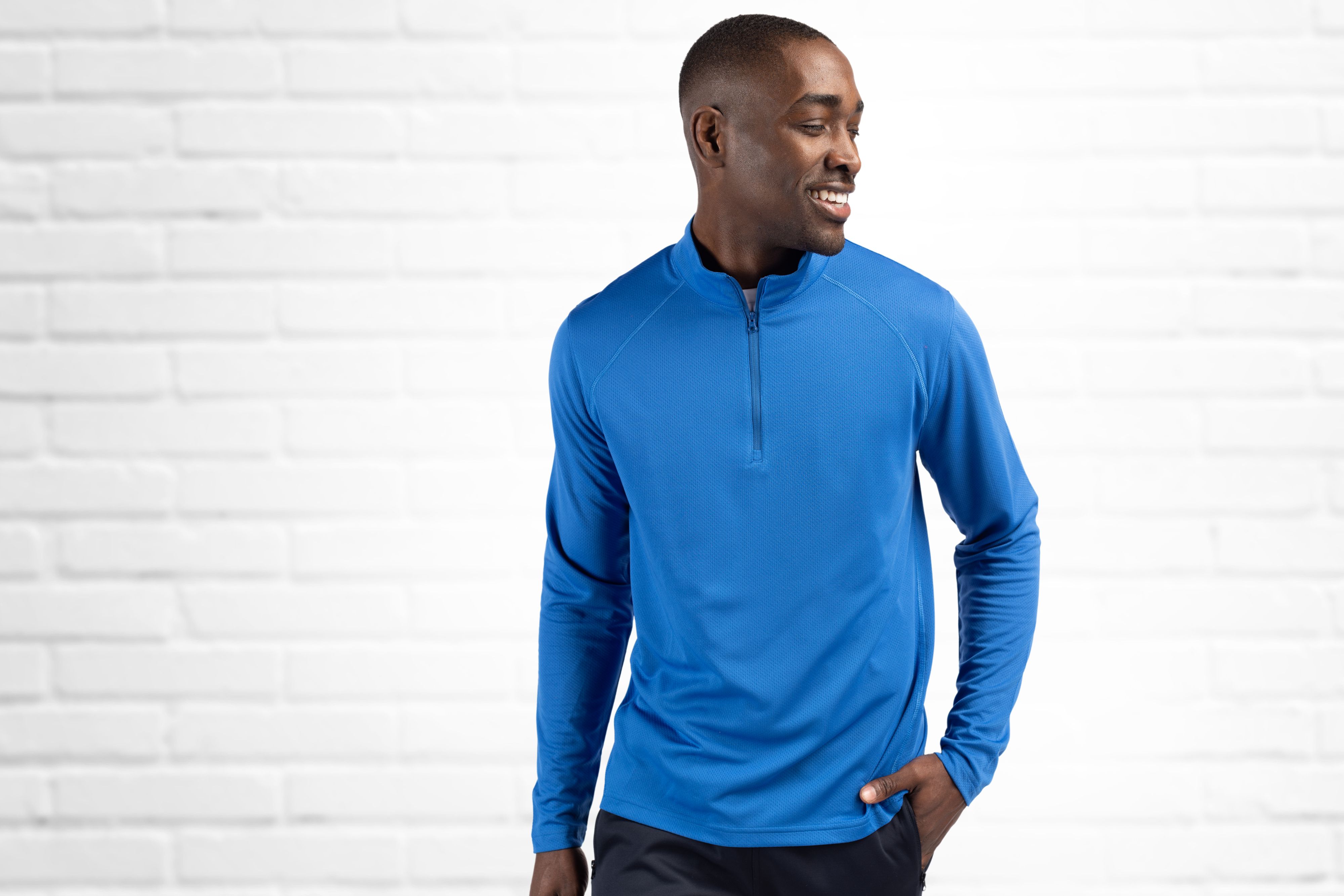 Clique Ice Pique Tech Mens Half Zip 64