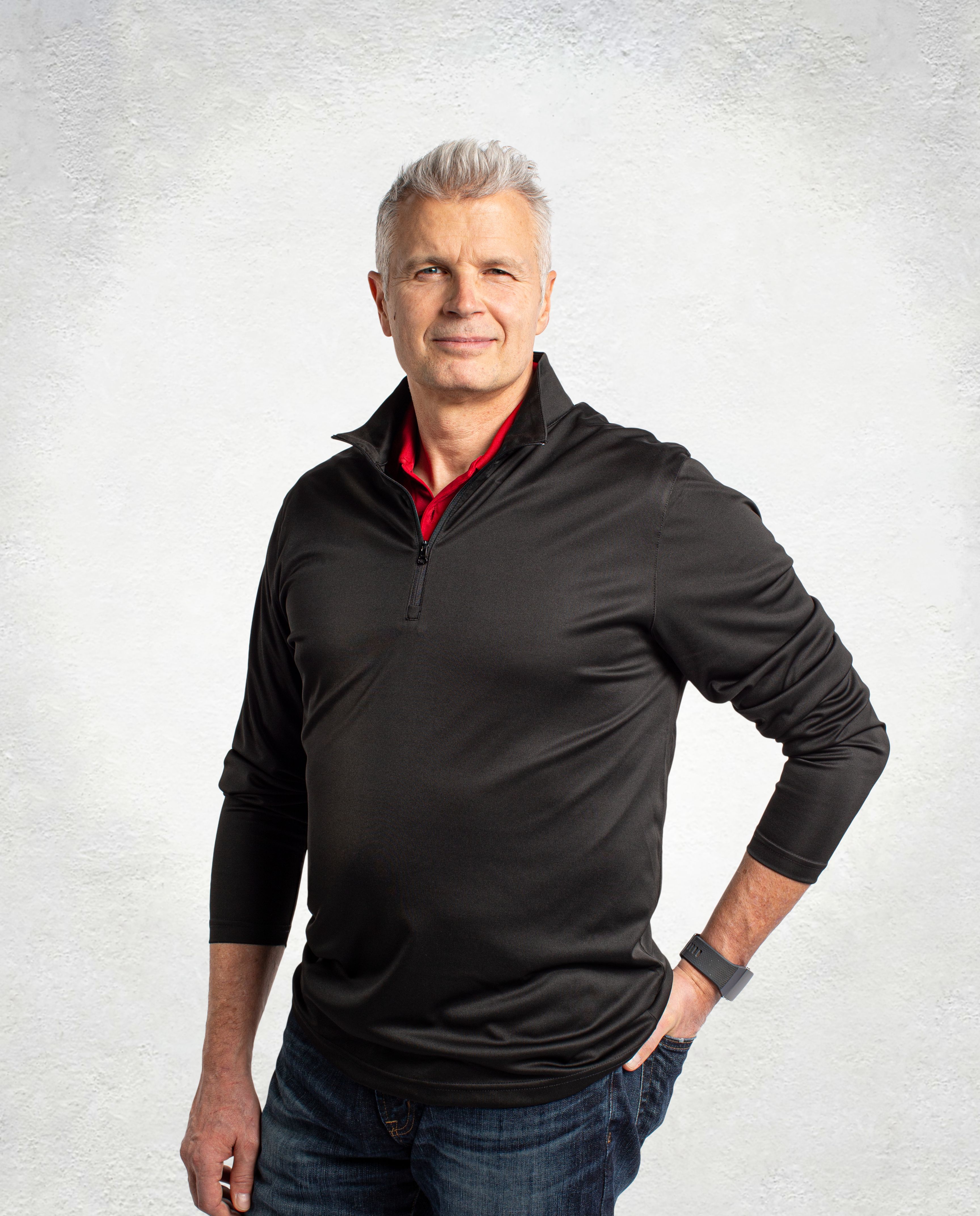 Clique Spin Solution-dyed Performance Interlock Mens Half Zip 61