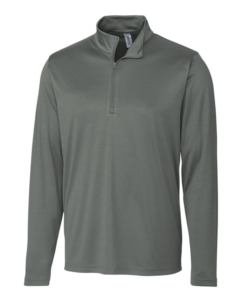 Clique Spin Solution-dyed Performance Interlock Mens Half Zip 55