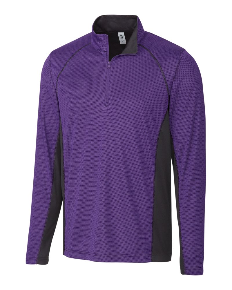Clique Ice Pique Colorblock Tech Mens Half Zip 39