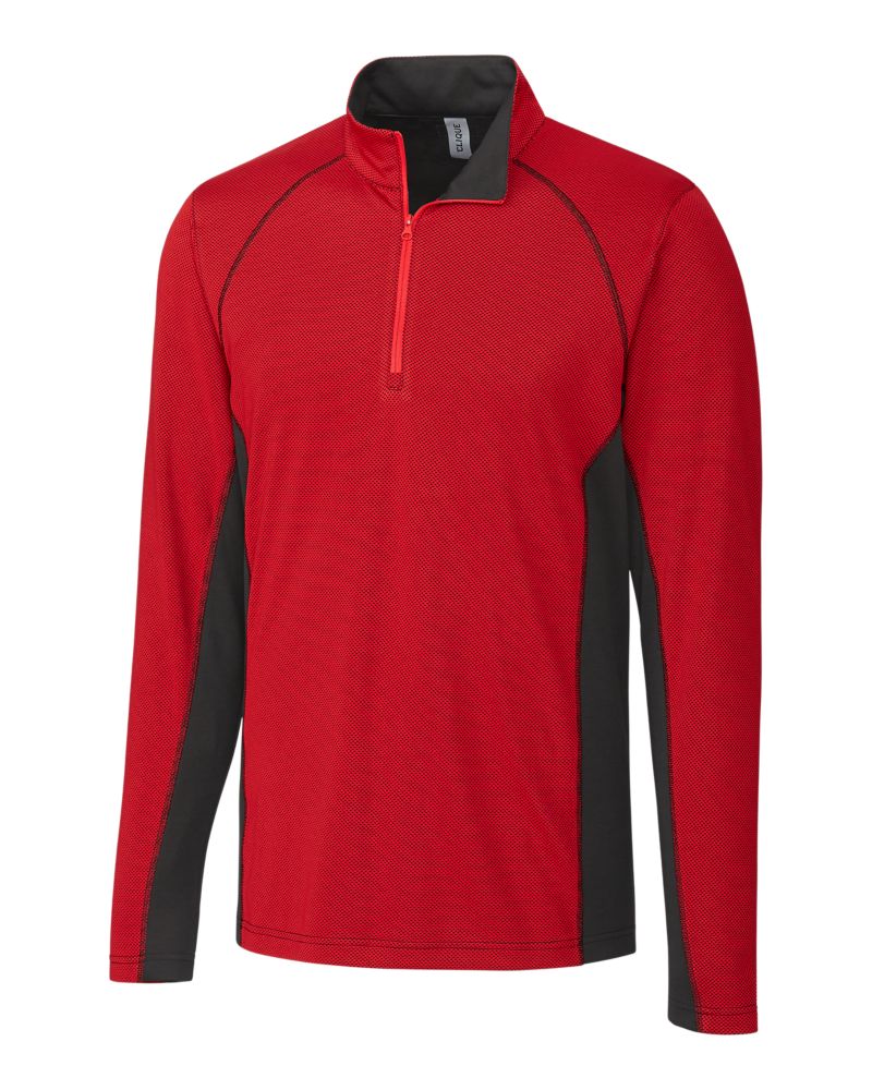 Clique Ice Pique Colorblock Tech Mens Half Zip 47
