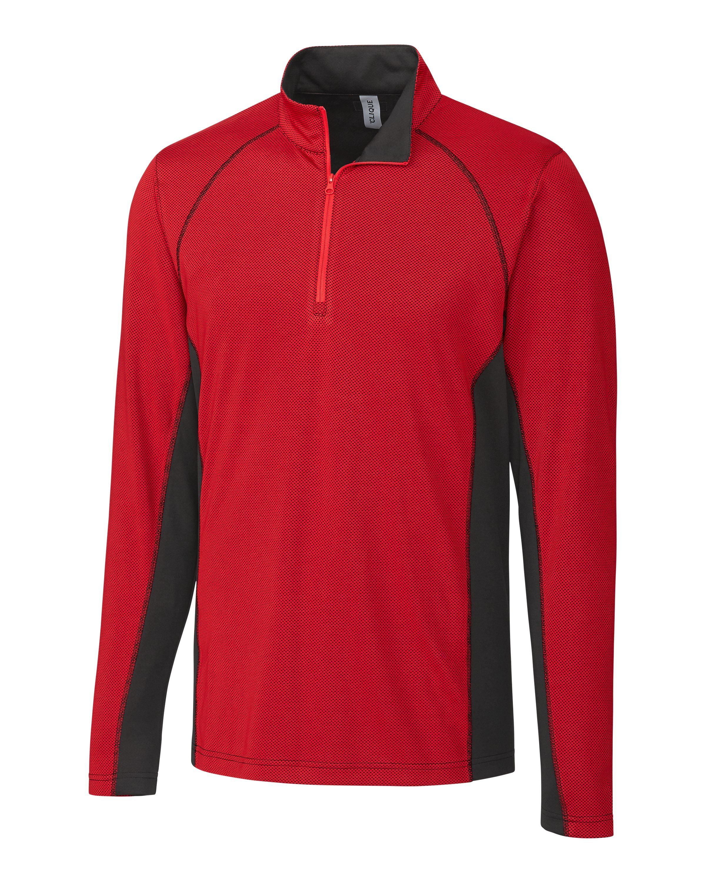 Clique Ice Pique Colorblock Tech Mens Half Zip 46