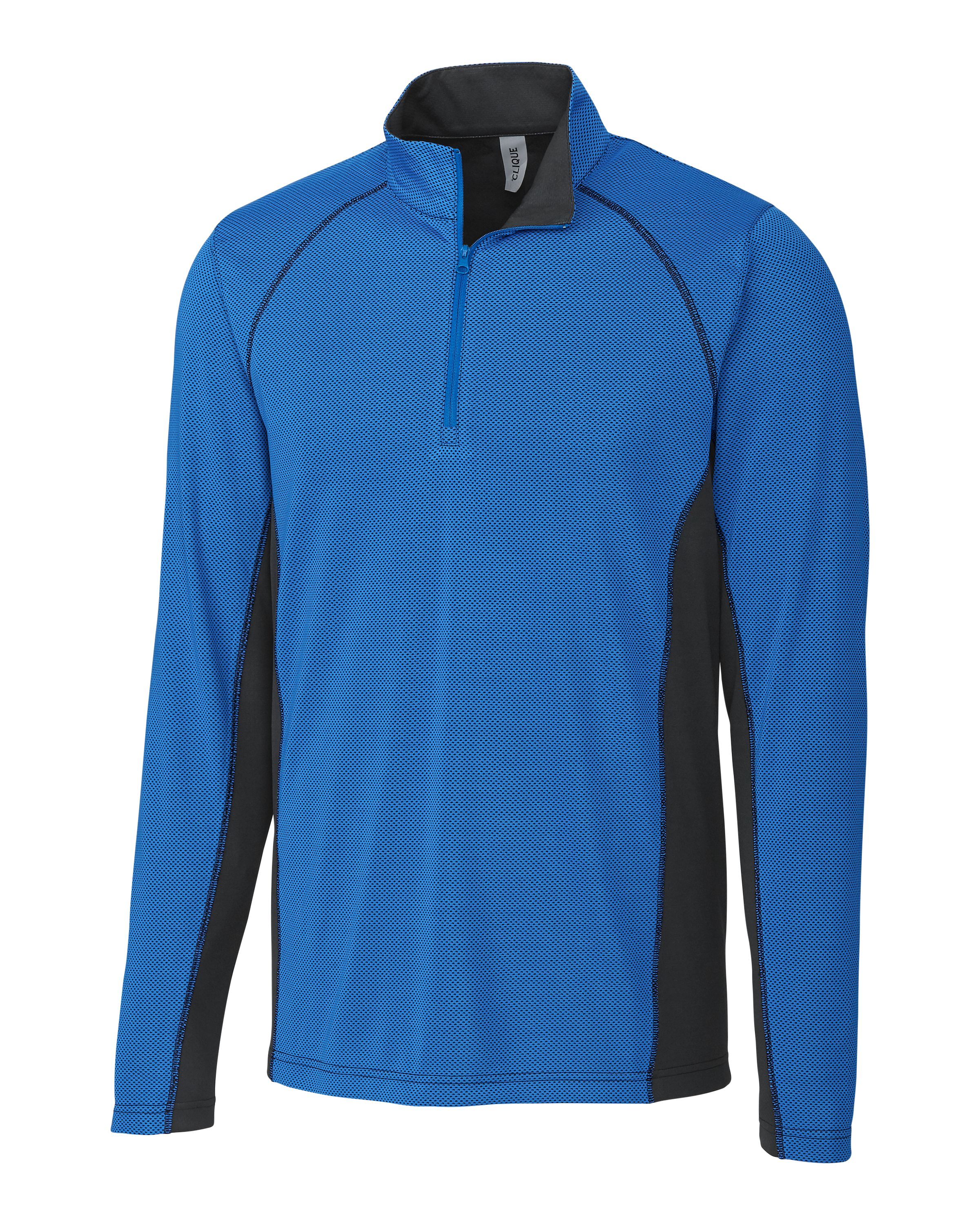 Clique Ice Pique Colorblock Tech Mens Half Zip 55