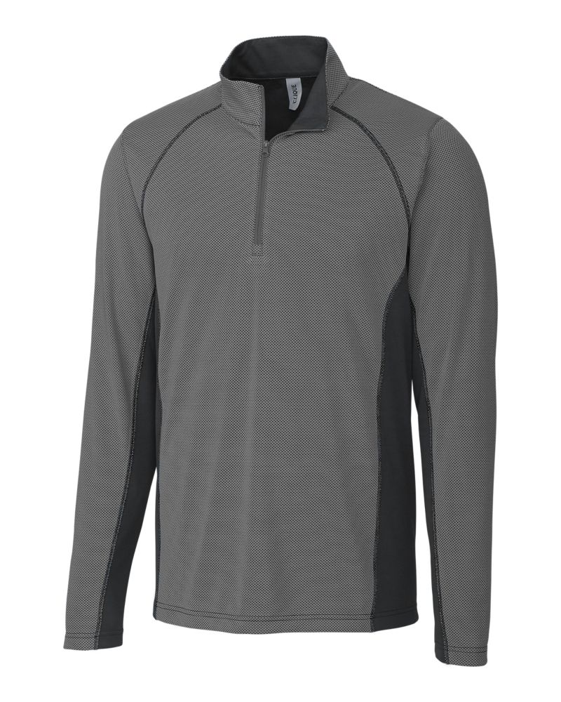 Clique Ice Pique Colorblock Tech Mens Half Zip 59