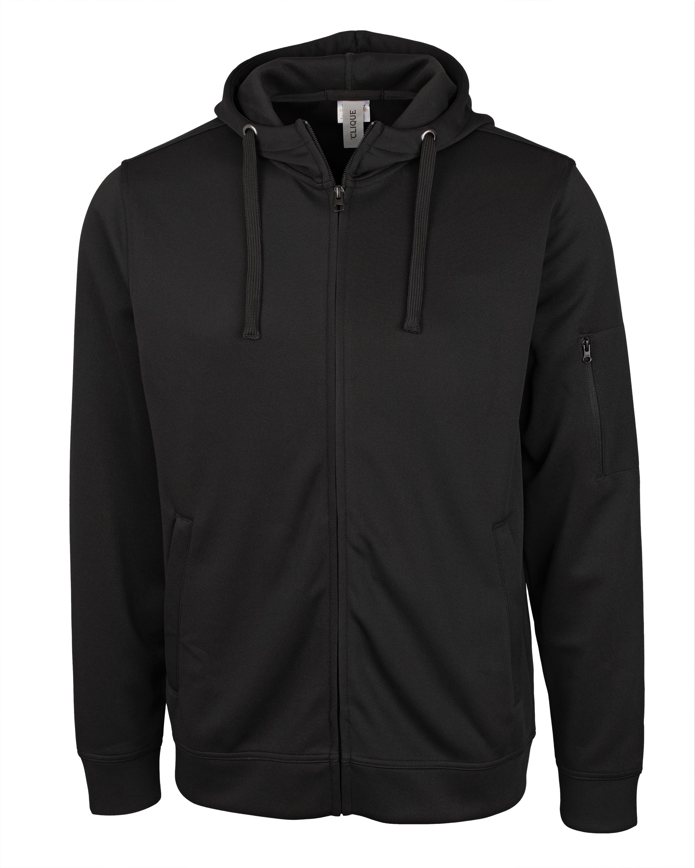 Clique Lift Eco Performance Full Zip Unisex Hoodie Sweatshirt-Clique