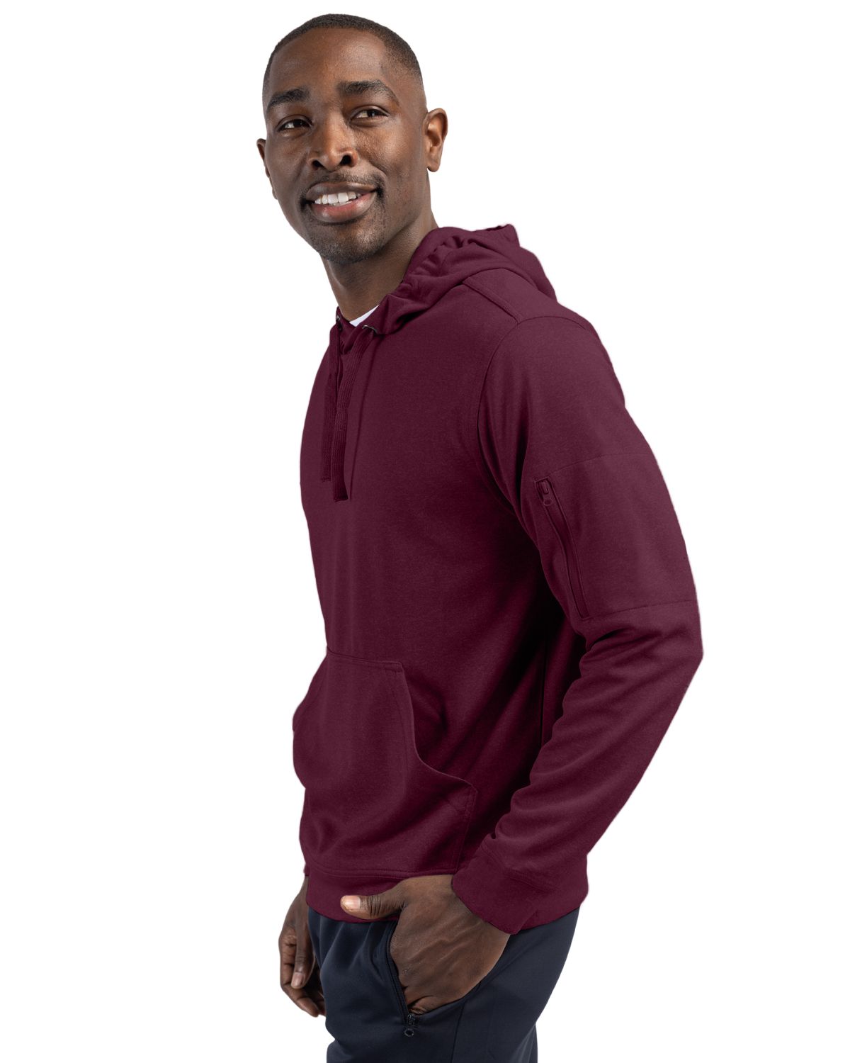 Clique Lift Solution-dyed Performance Unisex Hooded Pullover Sweatshirt 80