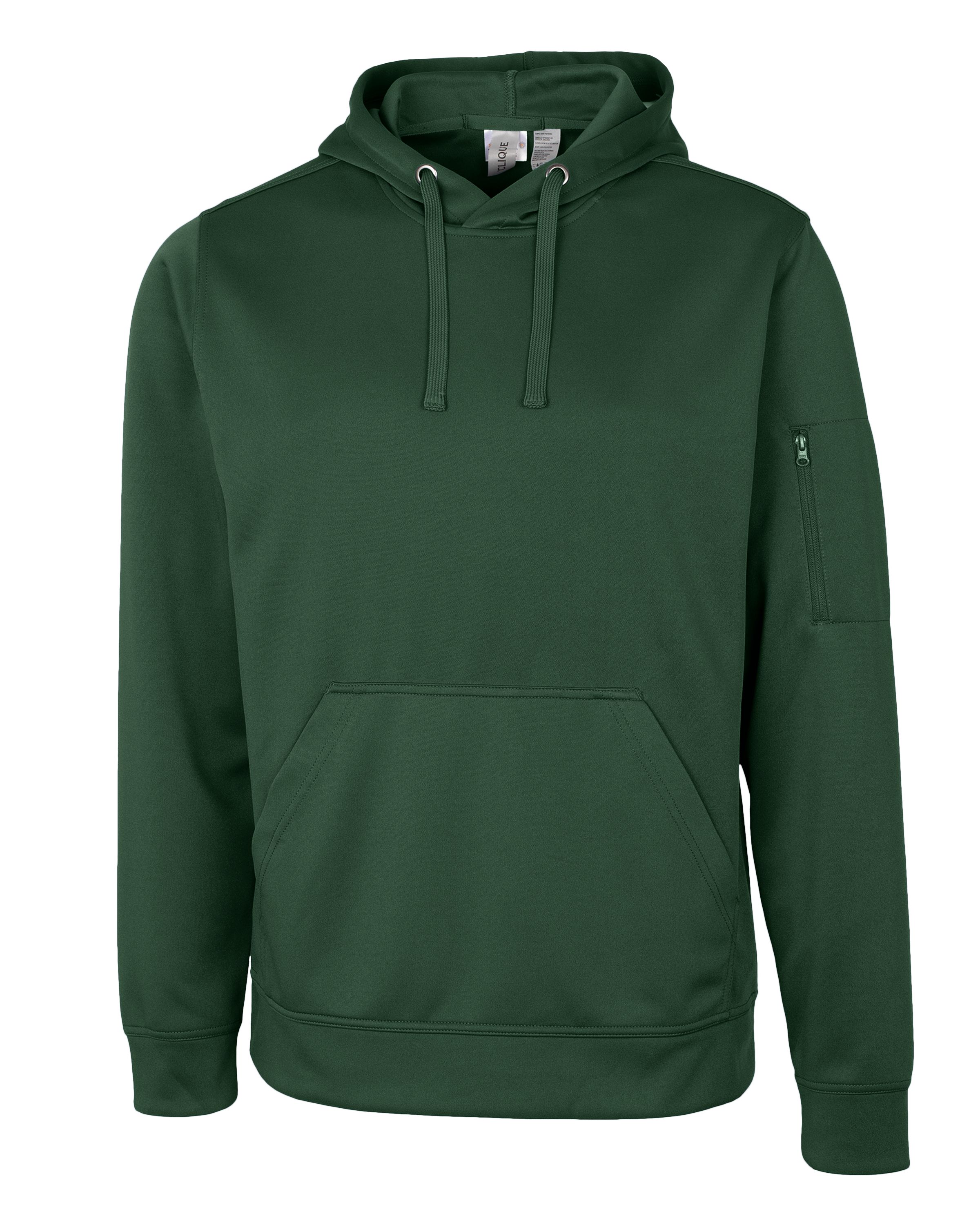 Clique Lift Solution-dyed Performance Unisex Hooded Pullover Sweatshirt 100