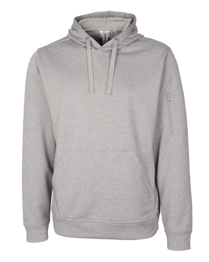 Clique Lift Solution-dyed Performance Unisex Hooded Pullover Sweatshirt 102