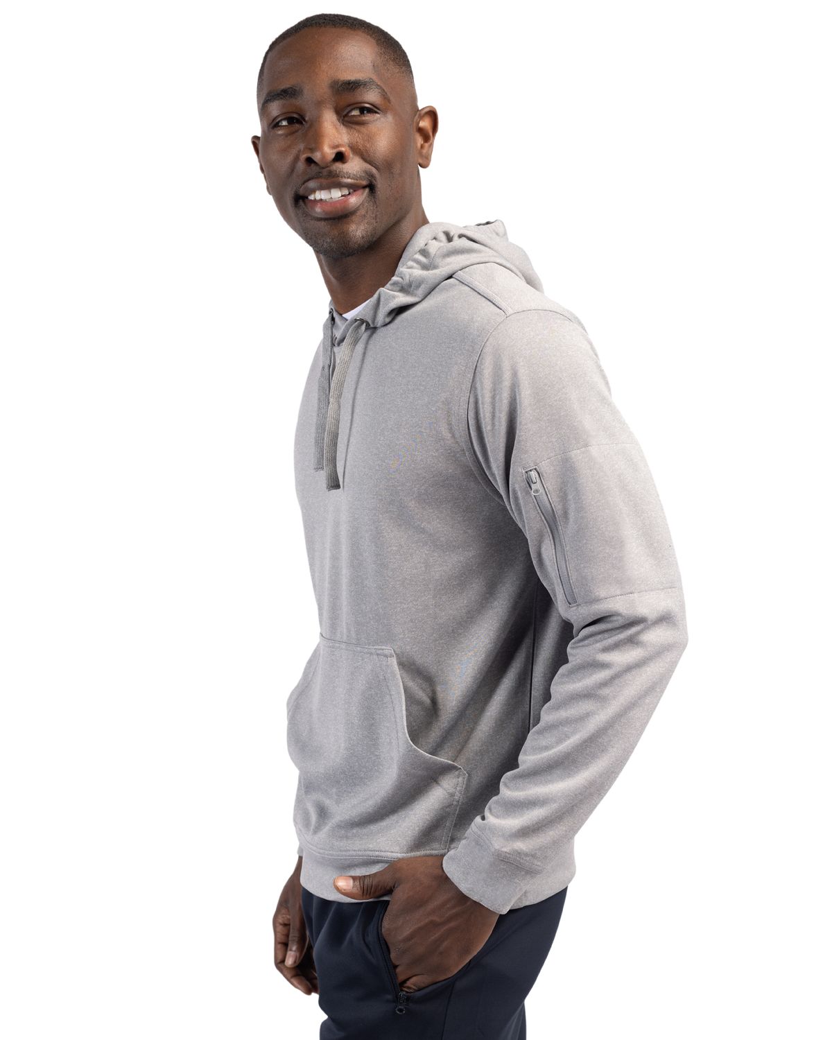 Clique Lift Solution-dyed Performance Unisex Hooded Pullover Sweatshirt 75