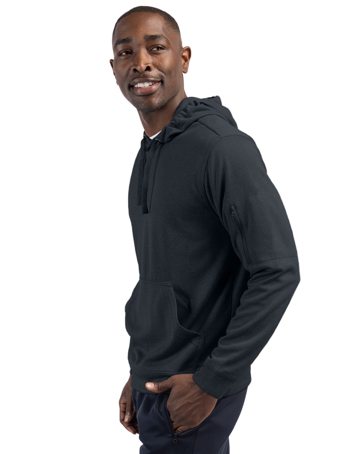 Clique Lift Solution-dyed Performance Unisex Hooded Pullover Sweatshirt 153