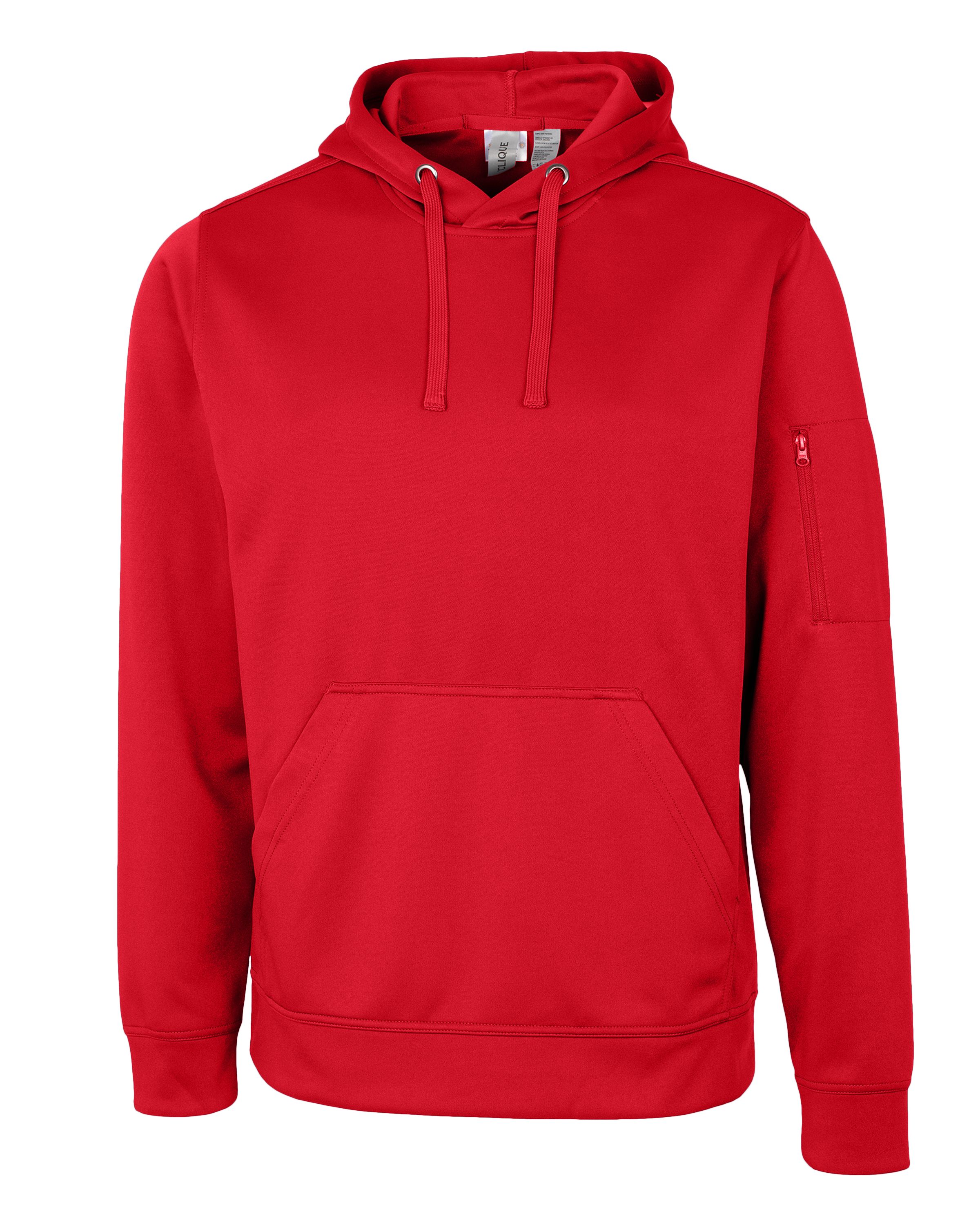 Clique Lift Solution-dyed Performance Unisex Hooded Pullover Sweatshirt 154