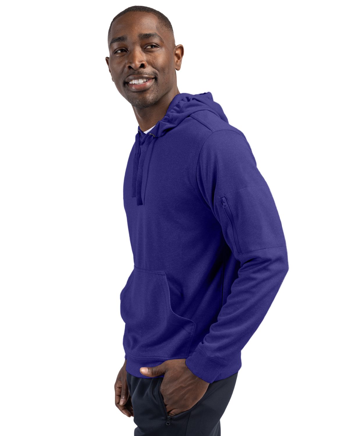 Clique Lift Solution-dyed Performance Unisex Hooded Pullover Sweatshirt 135