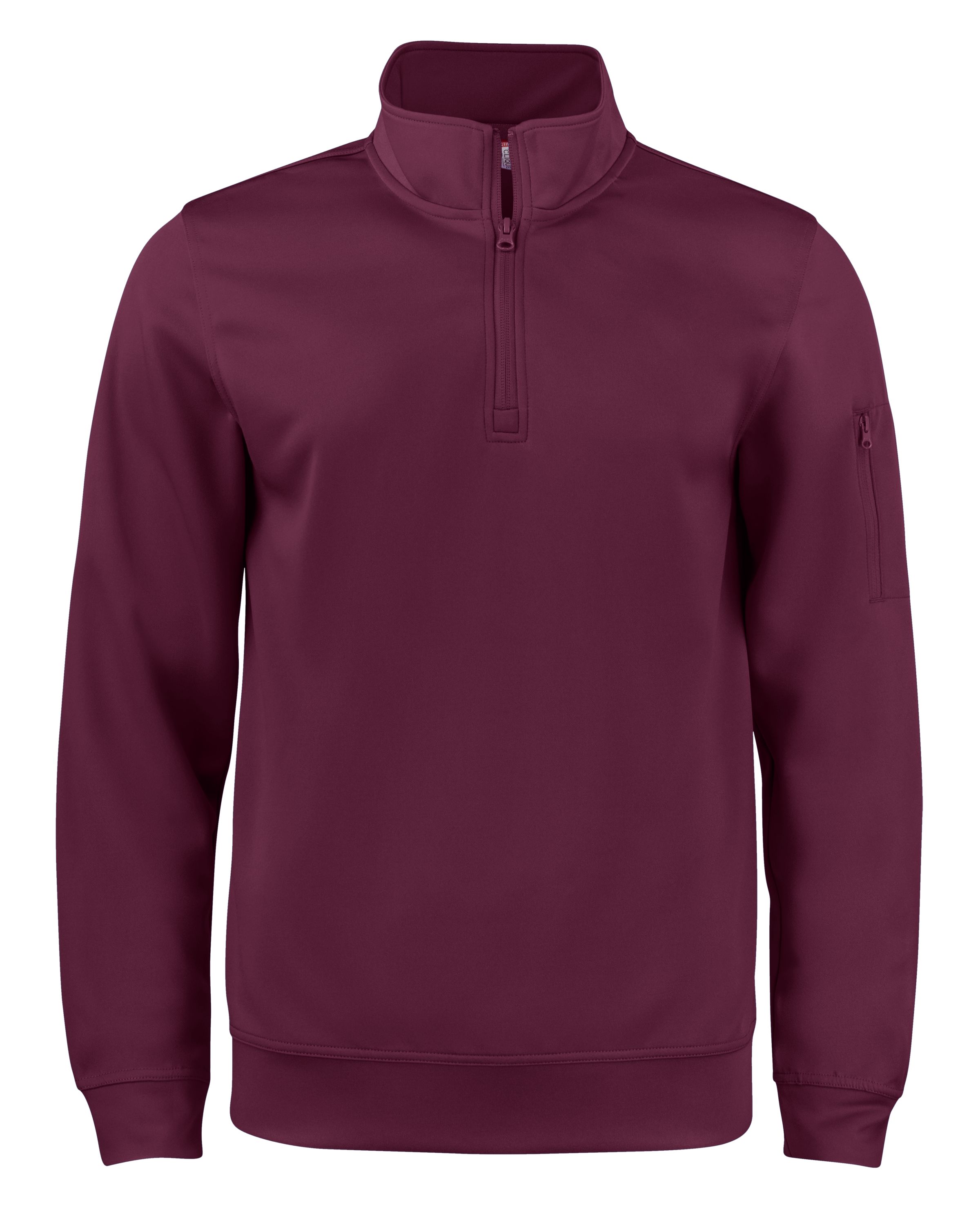 Clique Lift Solution-dyed Performance Unisex Half Zip Sweatshirt 120