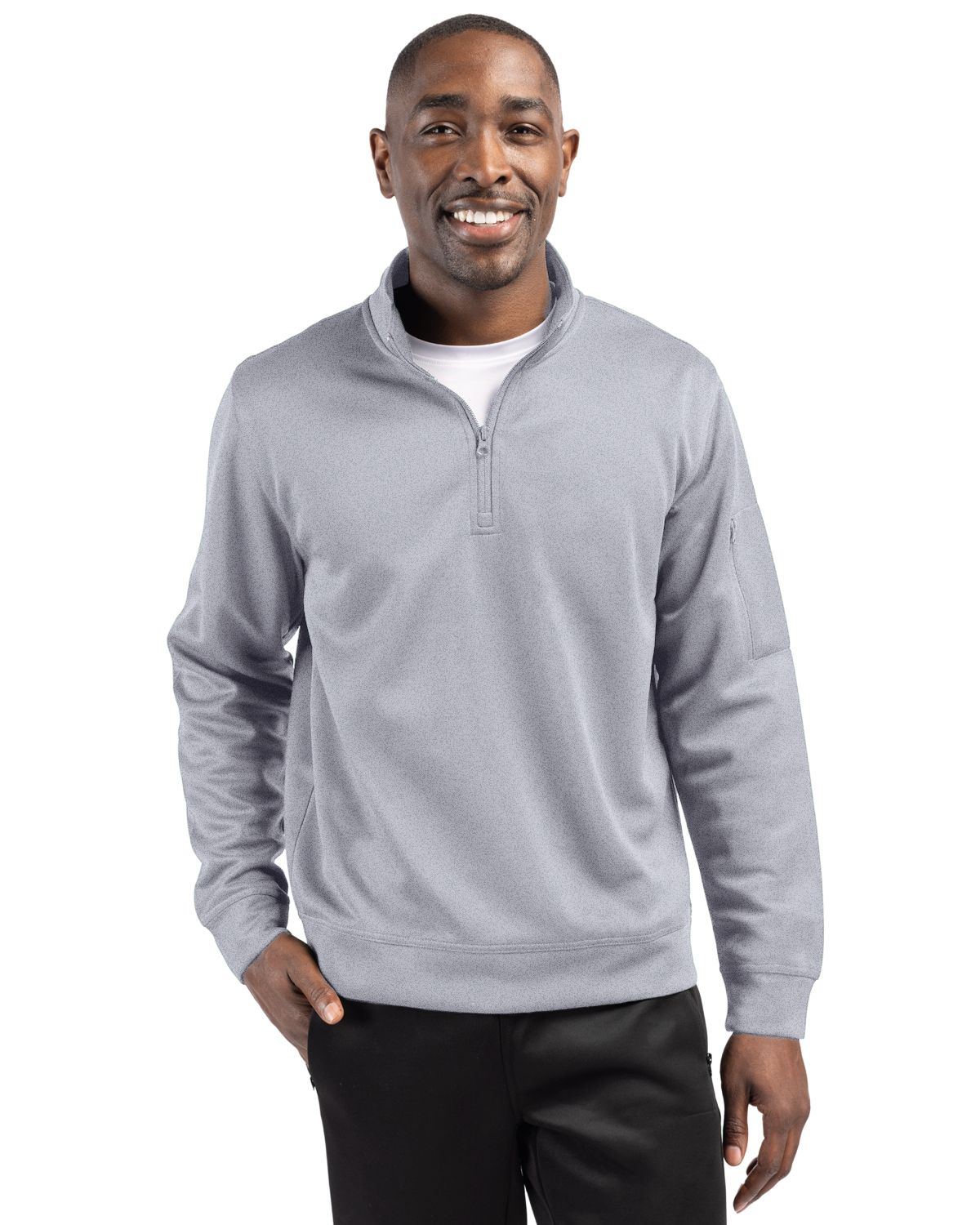 Clique Lift Solution-dyed Performance Unisex Half Zip Sweatshirt 168