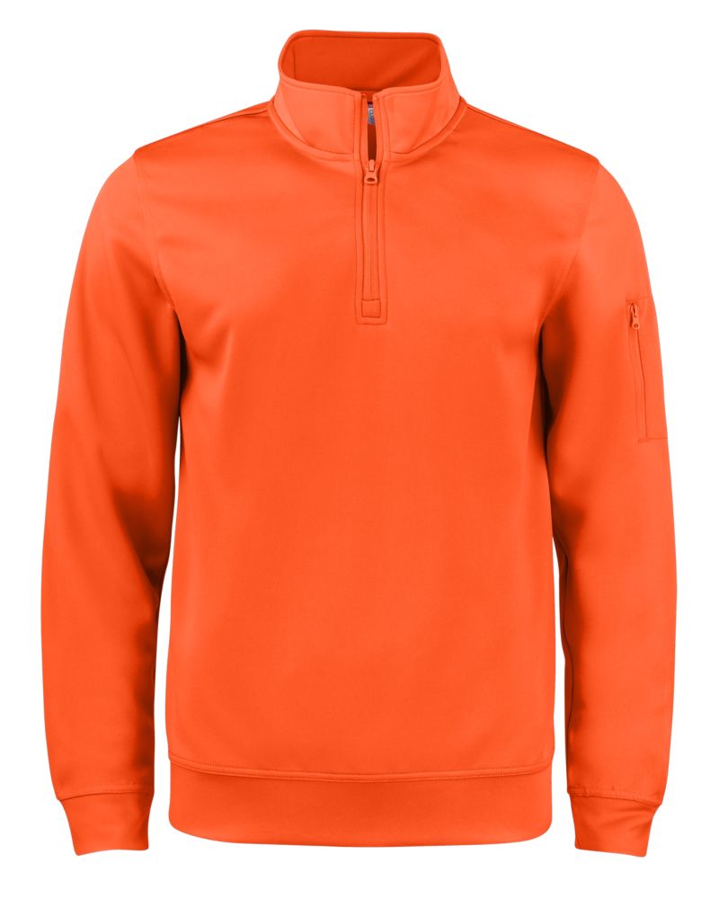Clique Lift Solution-dyed Performance Unisex Half Zip Sweatshirt 178