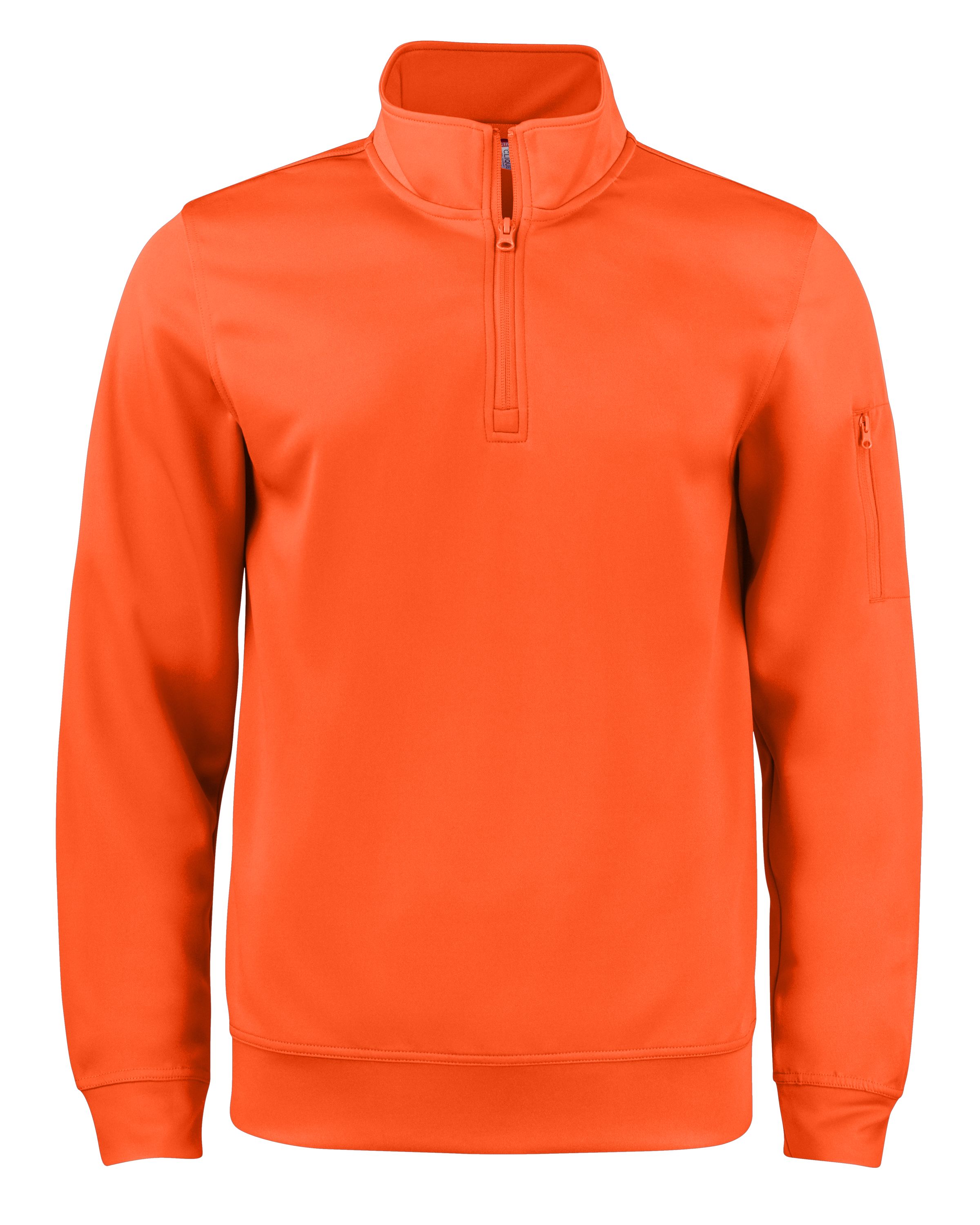 Clique Lift Solution-dyed Performance Unisex Half Zip Sweatshirt 177