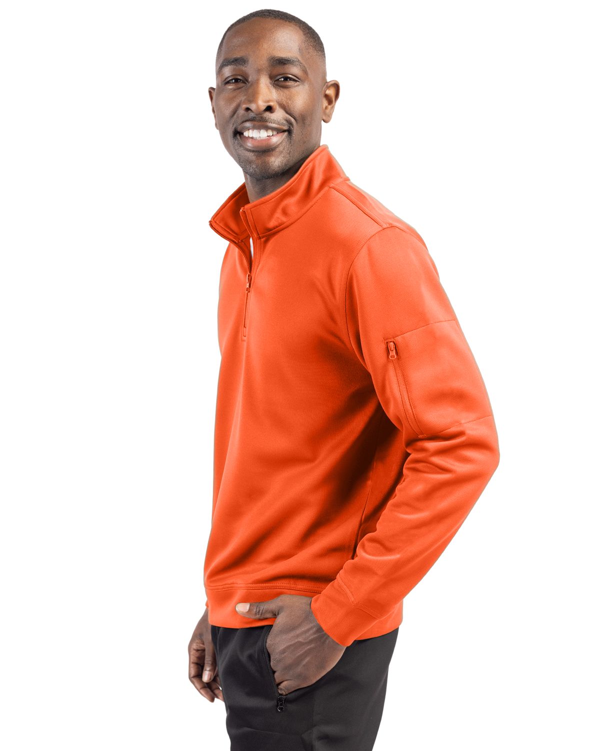 Clique Lift Solution-dyed Performance Unisex Half Zip Sweatshirt 166