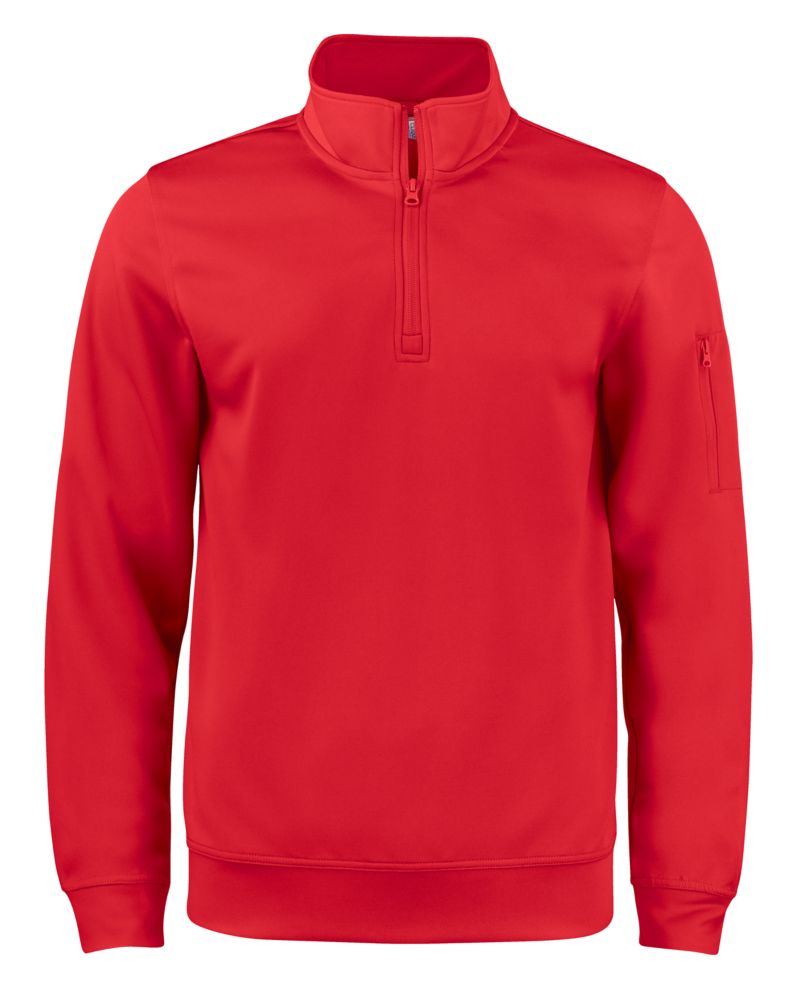 Clique Lift Solution-dyed Performance Unisex Half Zip Sweatshirt 85