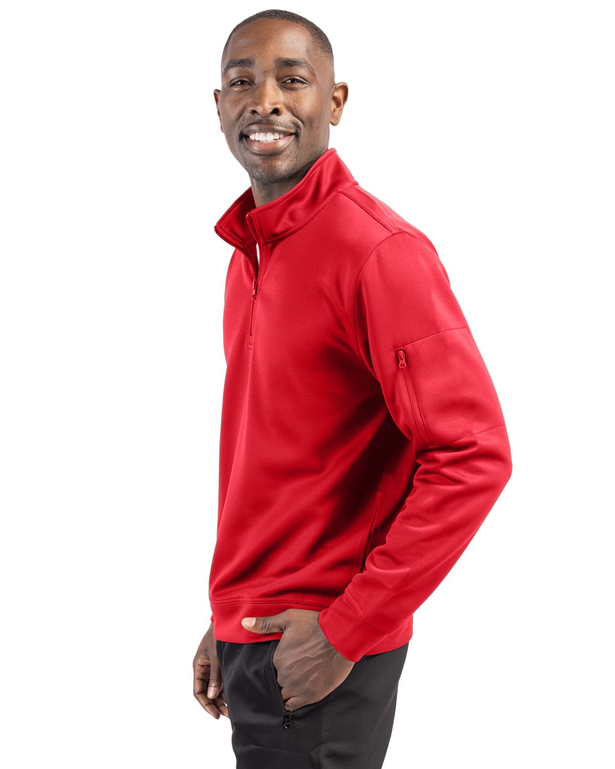 Clique Lift Solution-dyed Performance Unisex Half Zip Sweatshirt 59