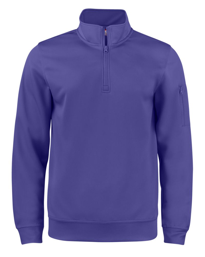 Clique Lift Solution-dyed Performance Unisex Half Zip Sweatshirt 103