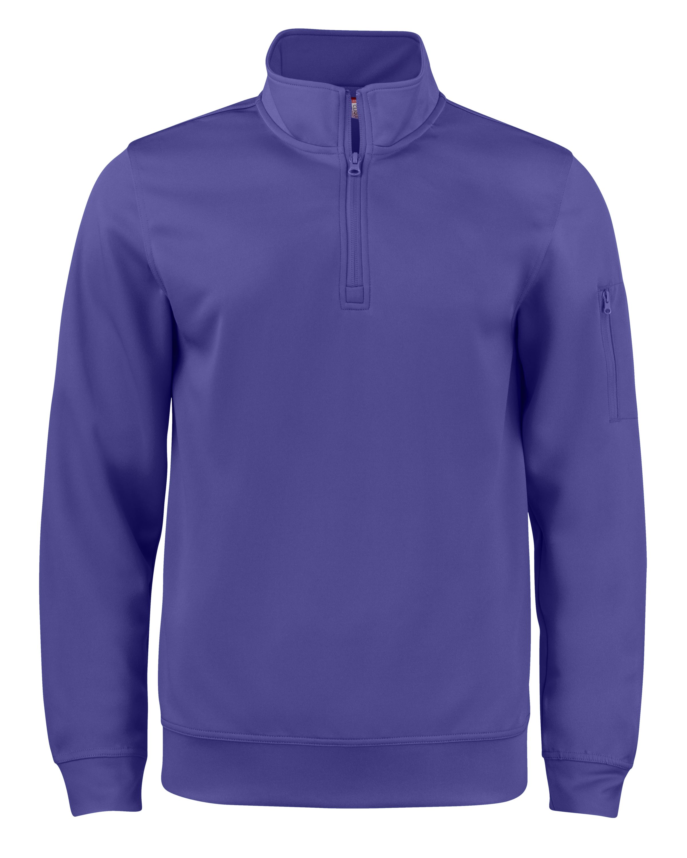 Clique Lift Solution-dyed Performance Unisex Half Zip Sweatshirt 182
