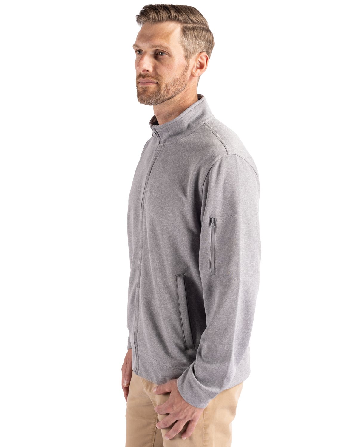 Clique Lift Solution-dyed Performance Unisex Full Zip Sweatshirt 66