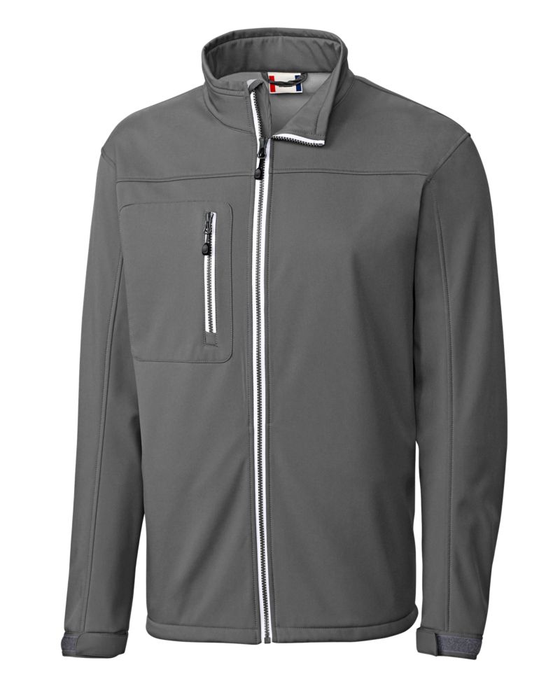 Clique Telemark Recycled Stretch Softshell Mens Full Zip Jacket 58